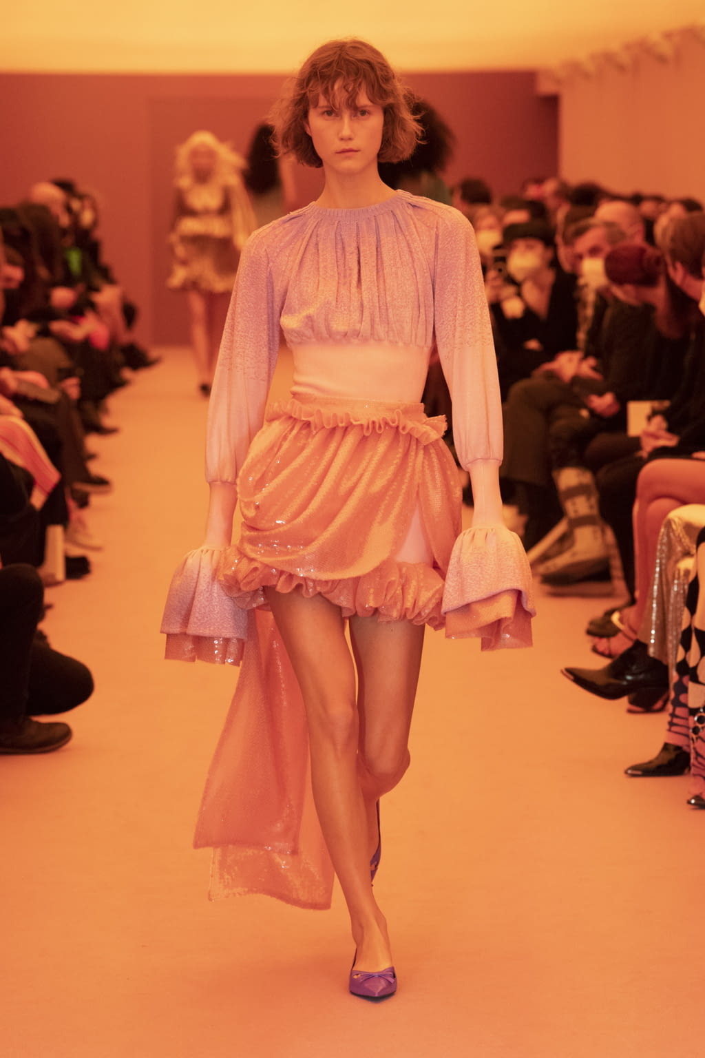 Fashion Week Paris Fall/Winter 2022 look 30 de la collection Rabanne womenswear