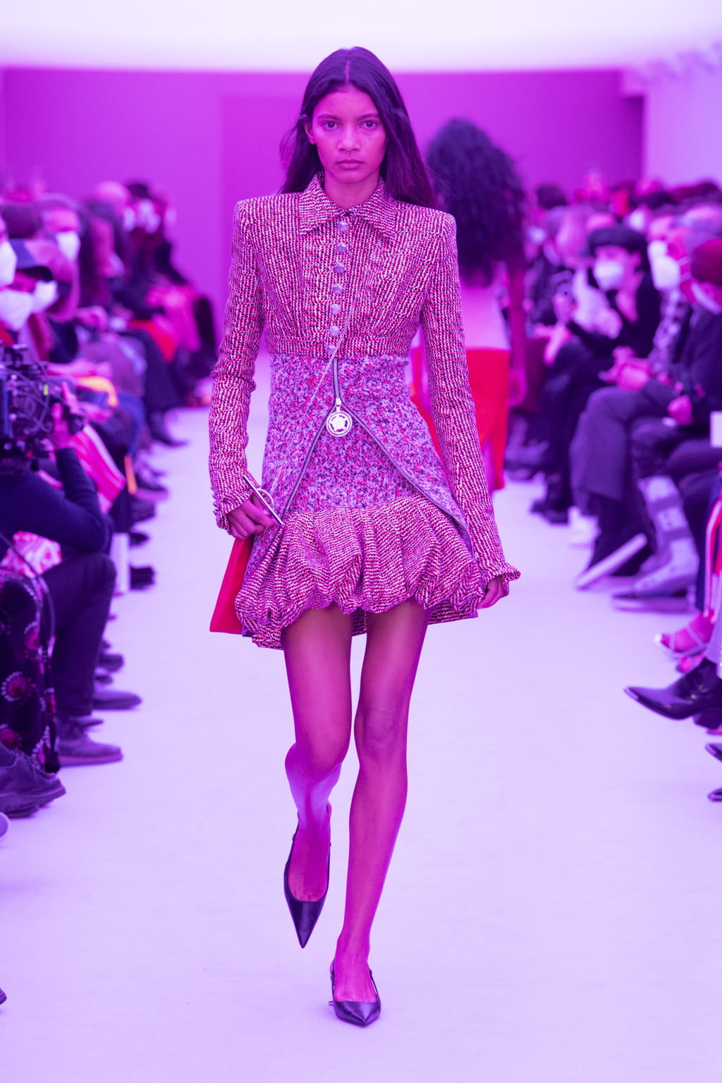 Fashion Week Paris Fall/Winter 2022 look 7 de la collection Rabanne womenswear