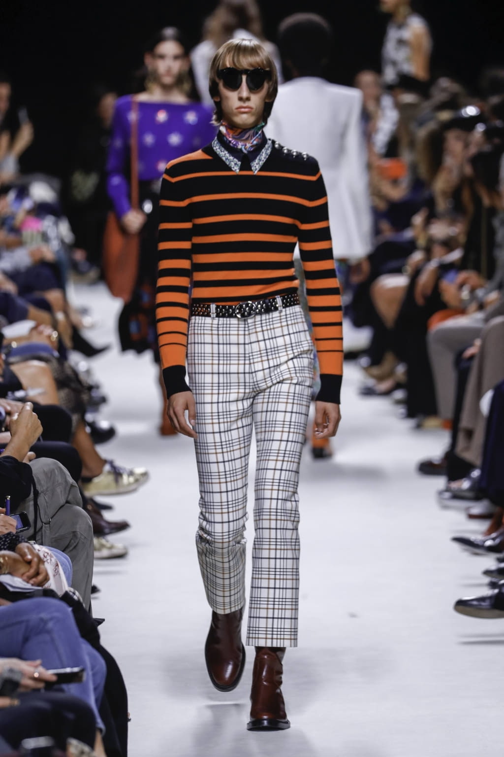 Fashion Week Paris Spring/Summer 2020 look 8 from the Rabanne collection menswear