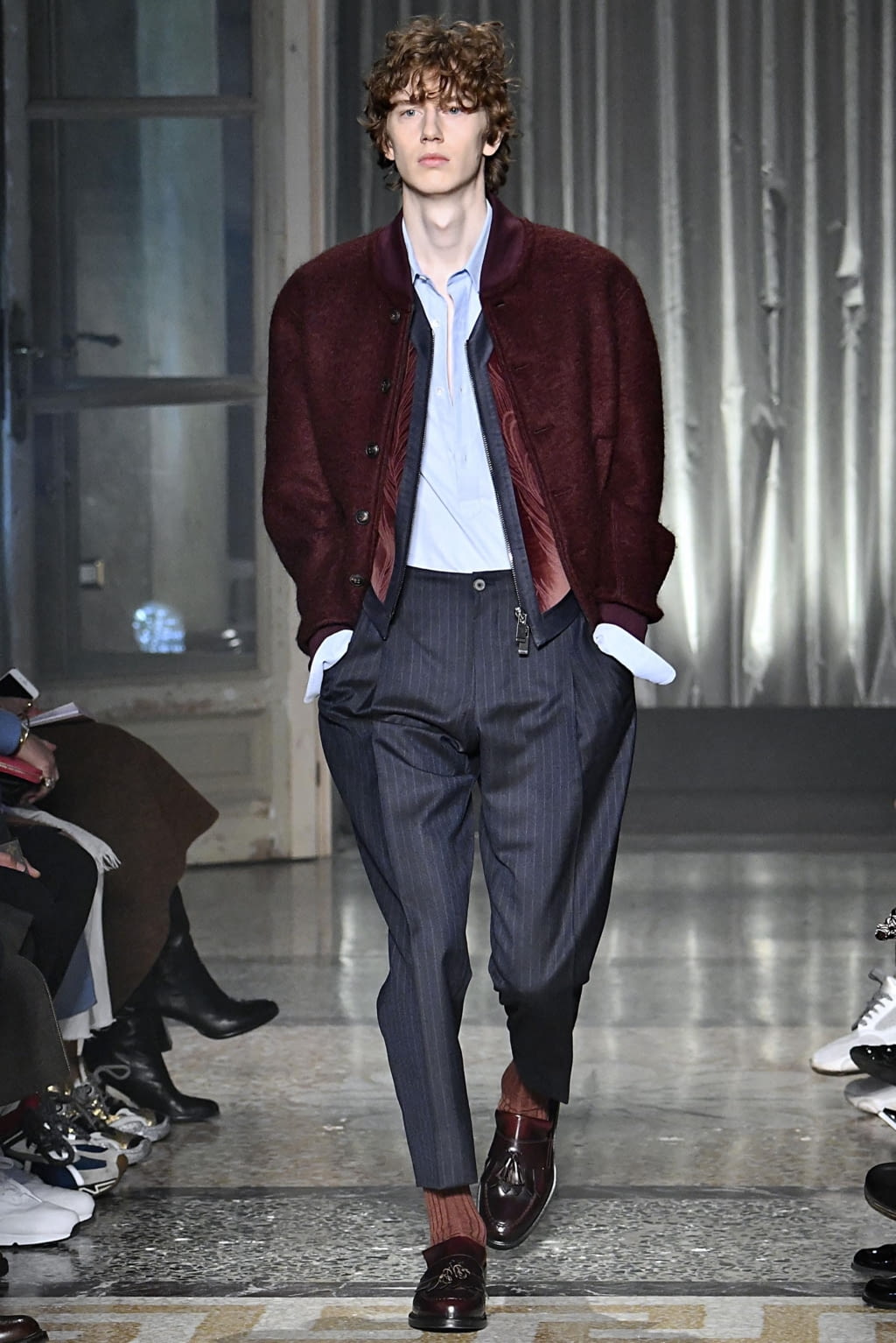 Fashion Week Milan Fall/Winter 2019 look 16 from the Pal Zileri collection menswear