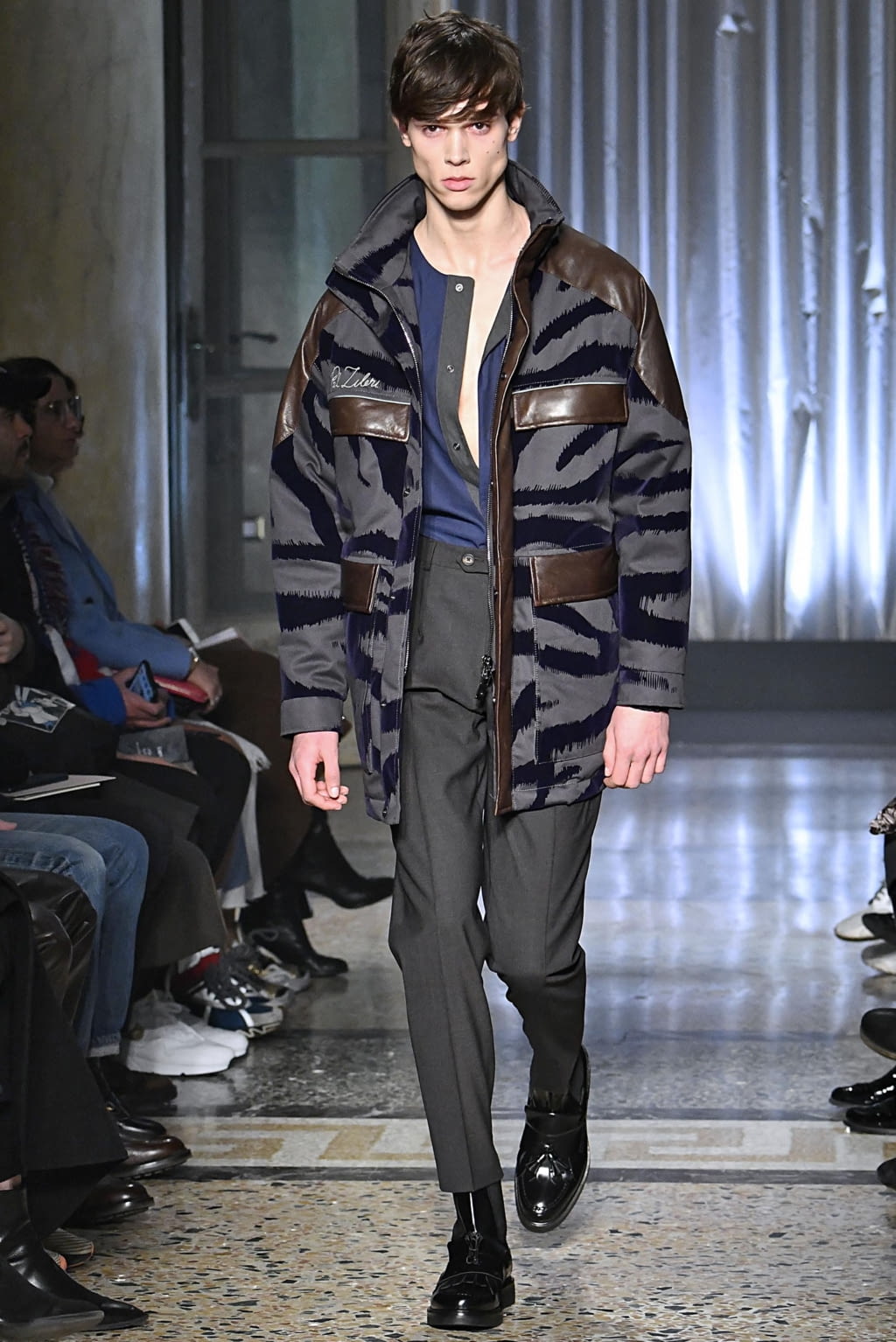 Fashion Week Milan Fall/Winter 2019 look 25 from the Pal Zileri collection menswear