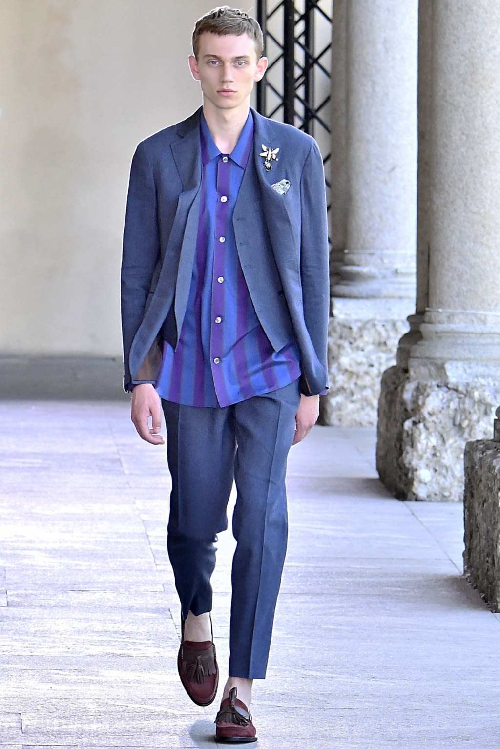 Fashion Week Milan Spring/Summer 2019 look 3 from the Pal Zileri collection 男装