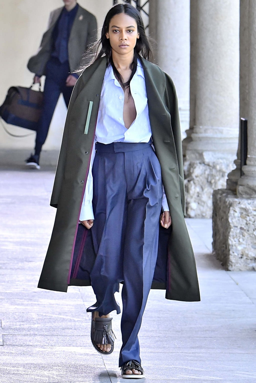 Fashion Week Milan Spring/Summer 2019 look 4 from the Pal Zileri collection menswear