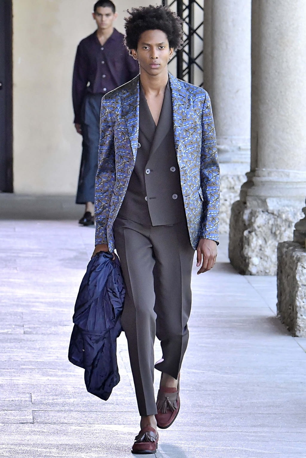 Fashion Week Milan Spring/Summer 2019 look 7 from the Pal Zileri collection menswear