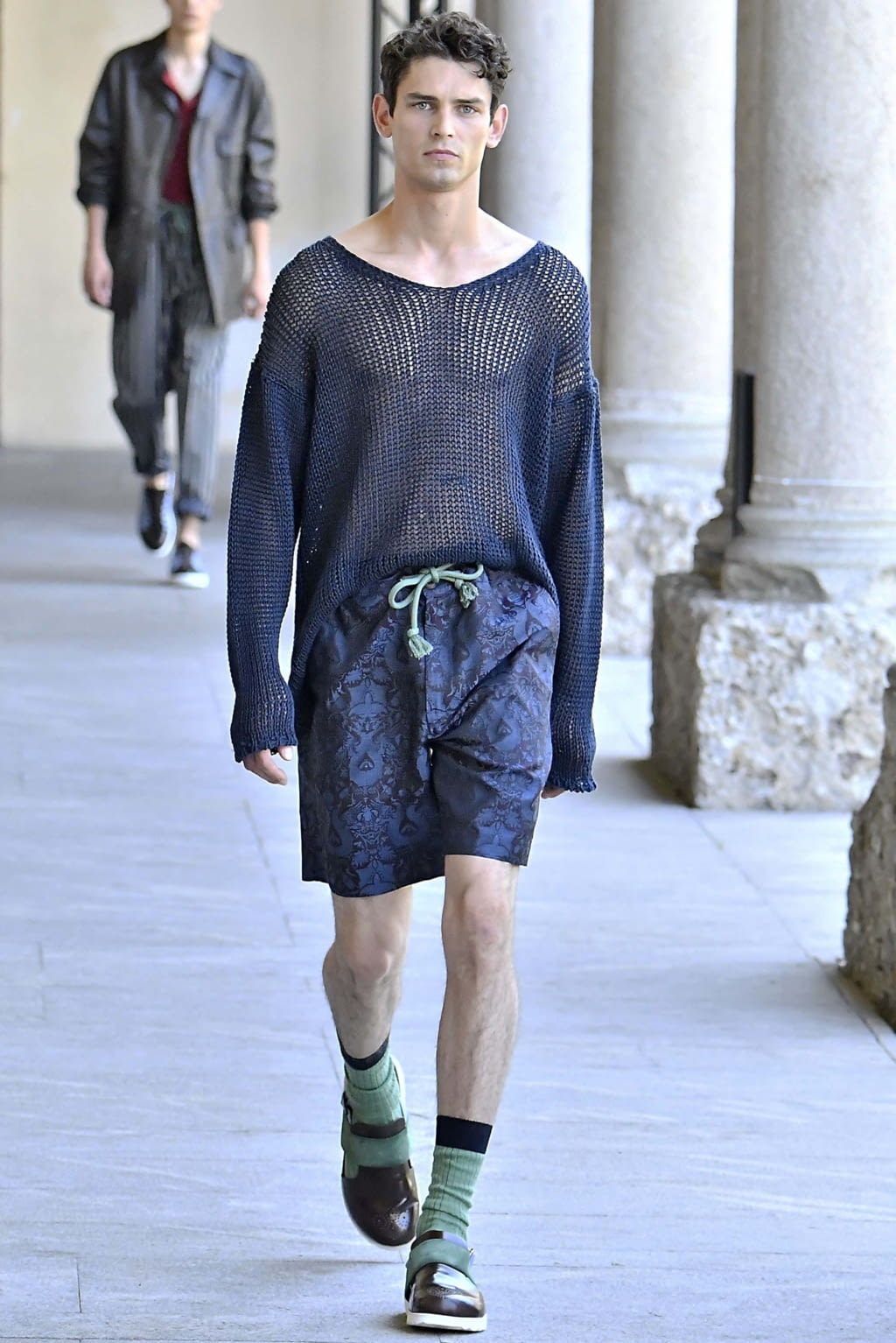 Fashion Week Milan Spring/Summer 2019 look 15 from the Pal Zileri collection menswear