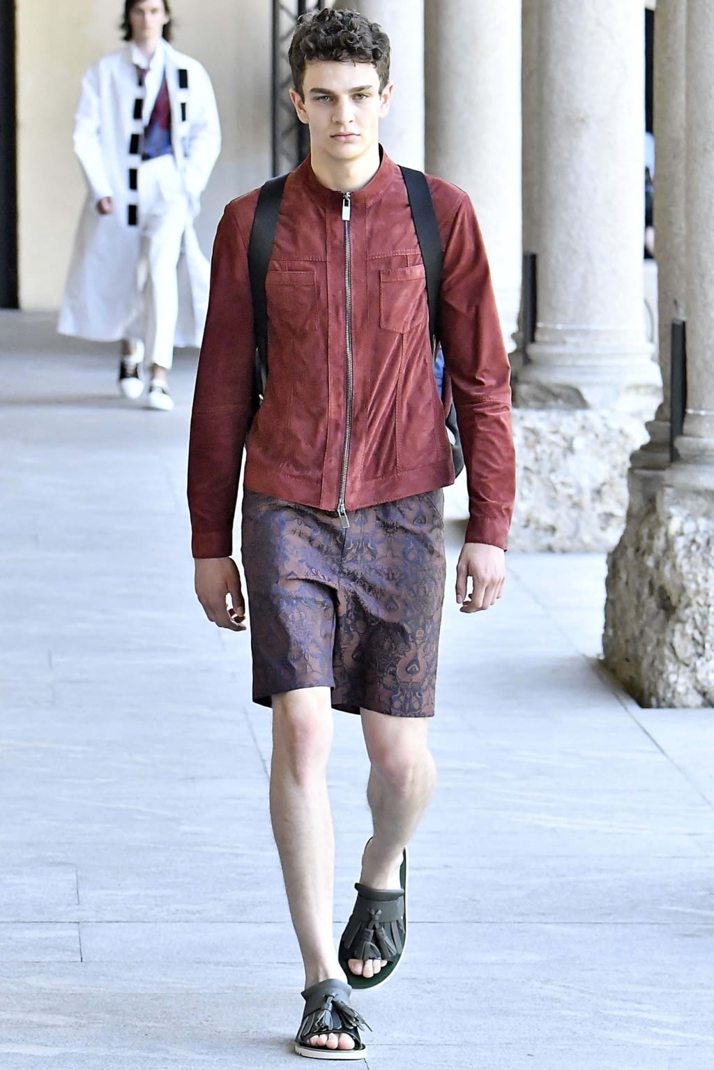 Fashion Week Milan Spring/Summer 2019 look 22 from the Pal Zileri collection menswear