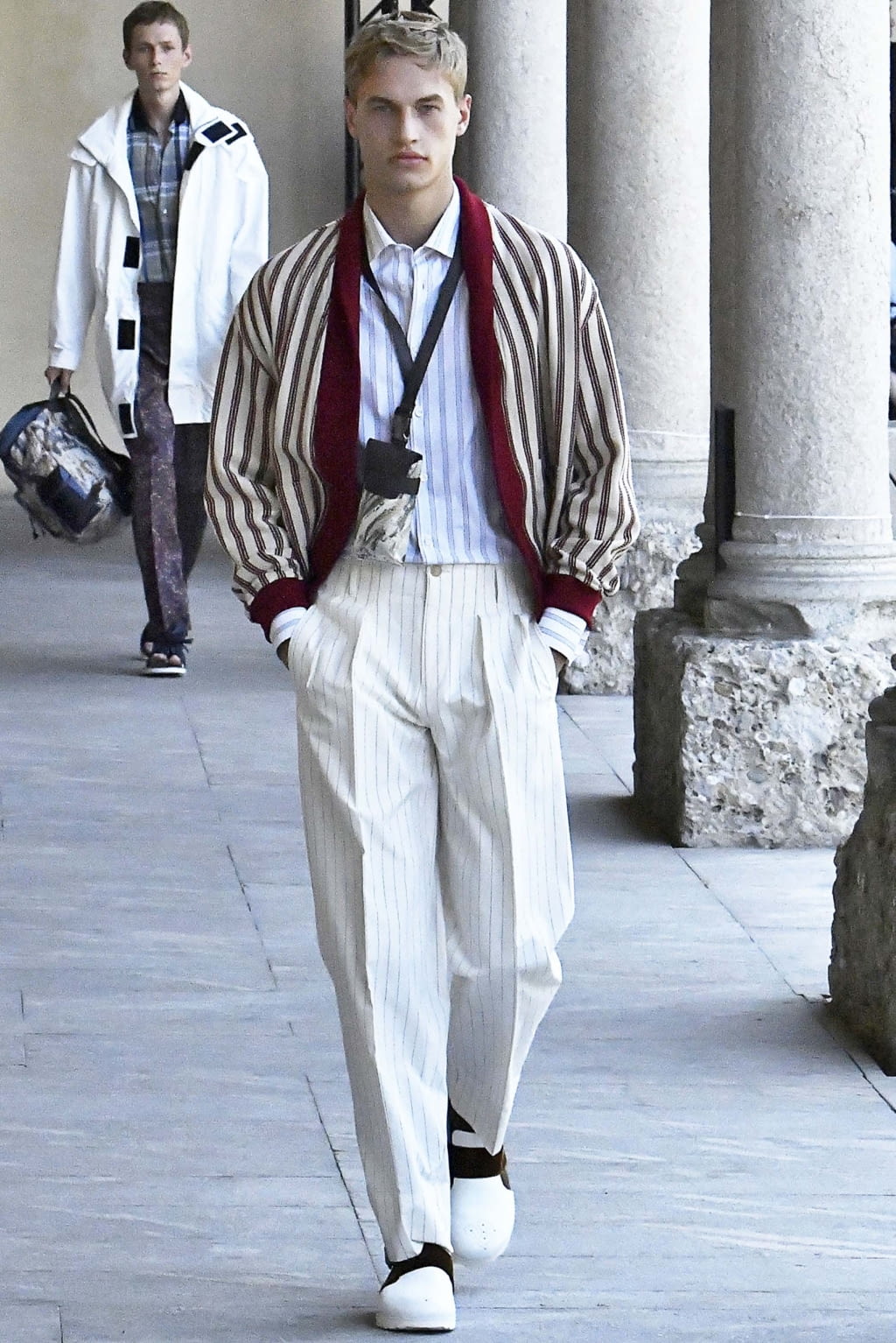 Fashion Week Milan Spring/Summer 2019 look 25 from the Pal Zileri collection menswear