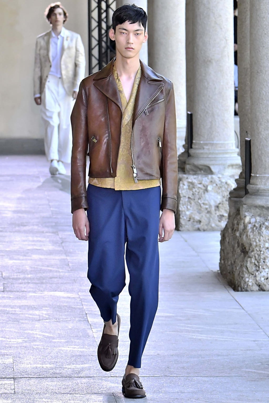 Fashion Week Milan Spring/Summer 2019 look 33 from the Pal Zileri collection menswear