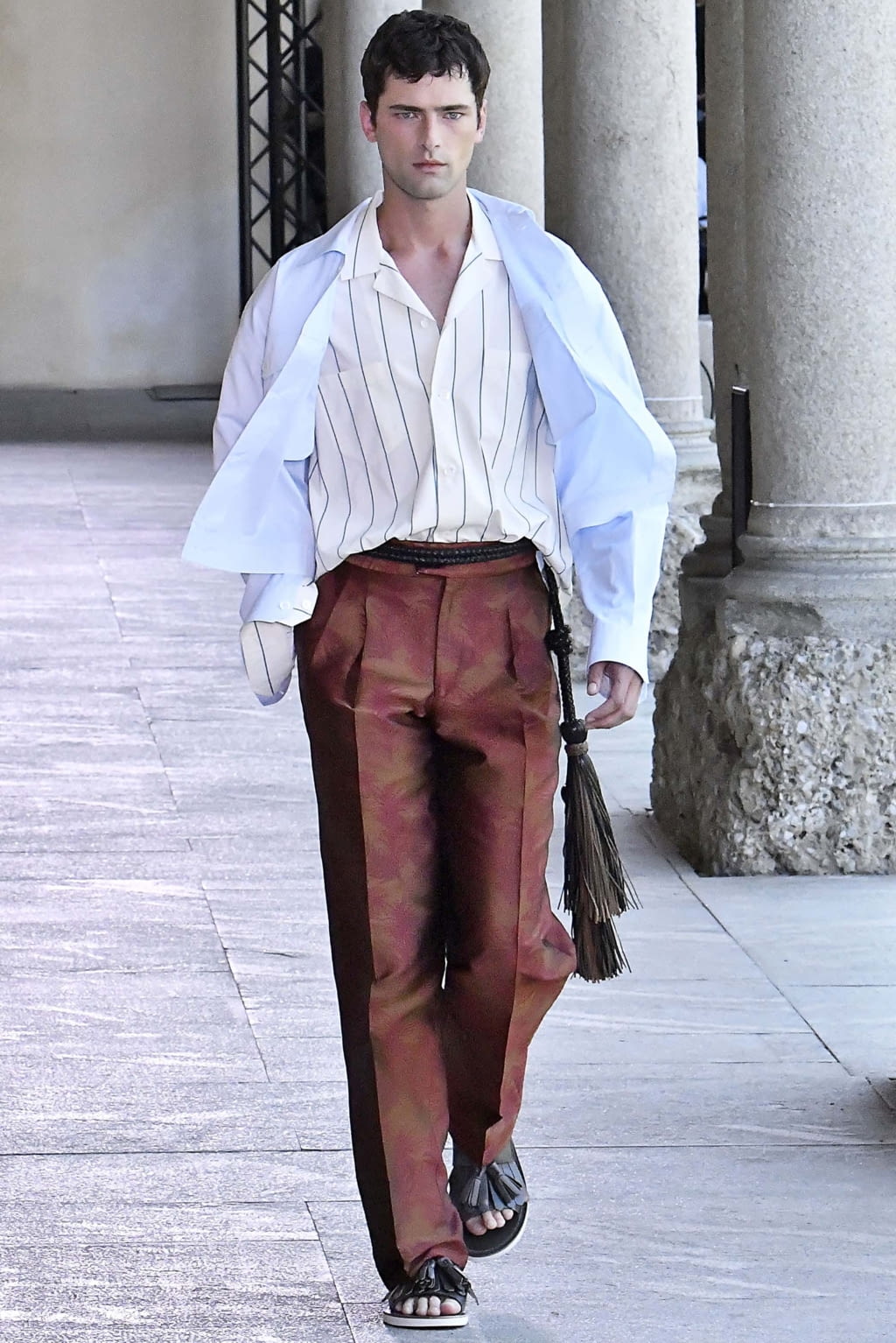Fashion Week Milan Spring/Summer 2019 look 39 from the Pal Zileri collection 男装