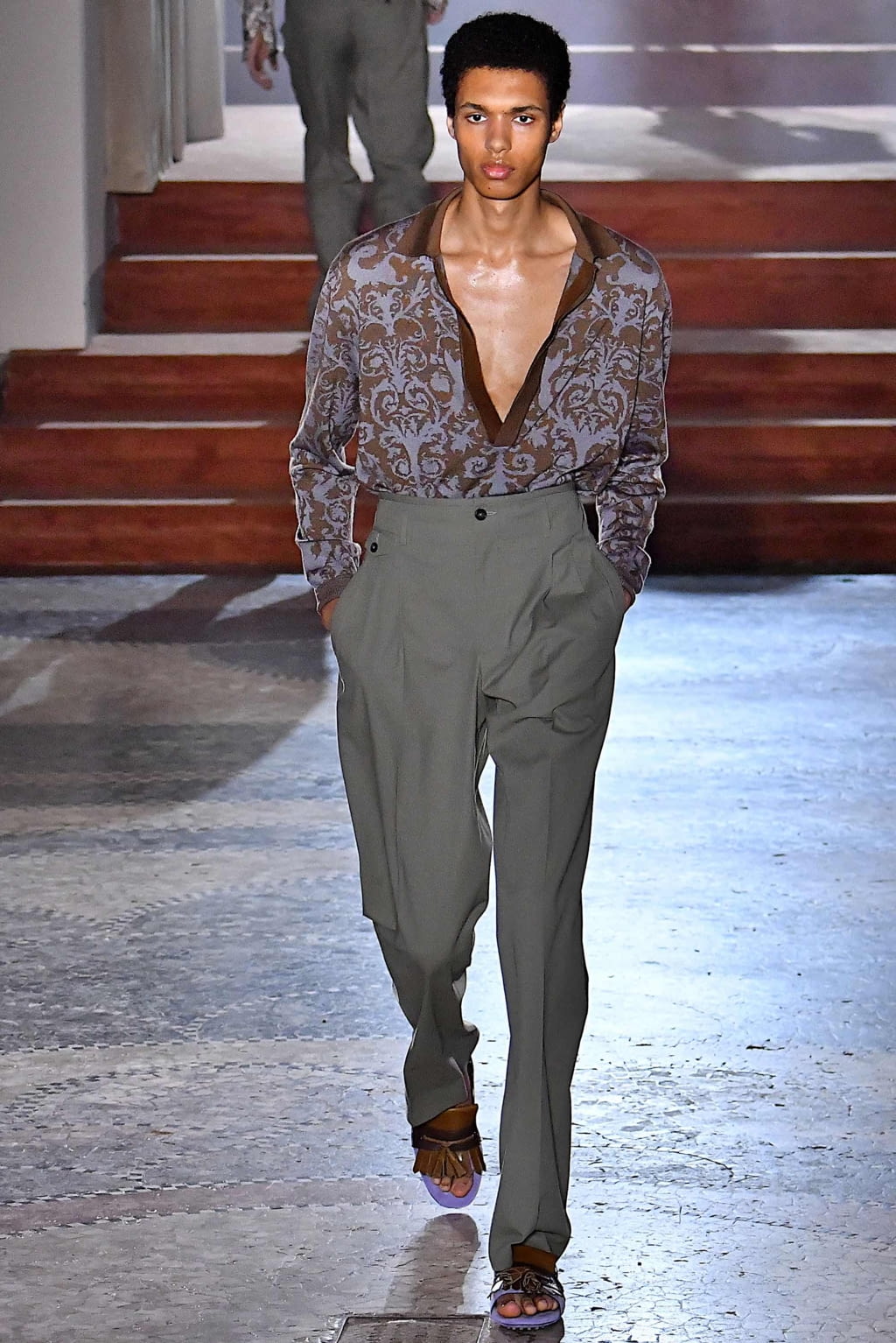 Fashion Week Milan Spring/Summer 2020 look 8 from the Pal Zileri collection menswear