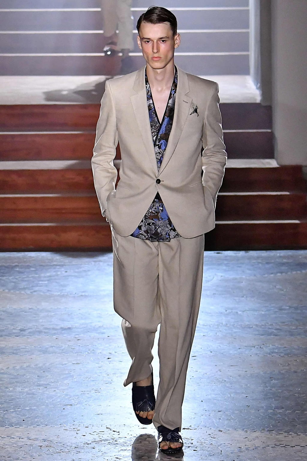 Fashion Week Milan Spring/Summer 2020 look 9 from the Pal Zileri collection menswear