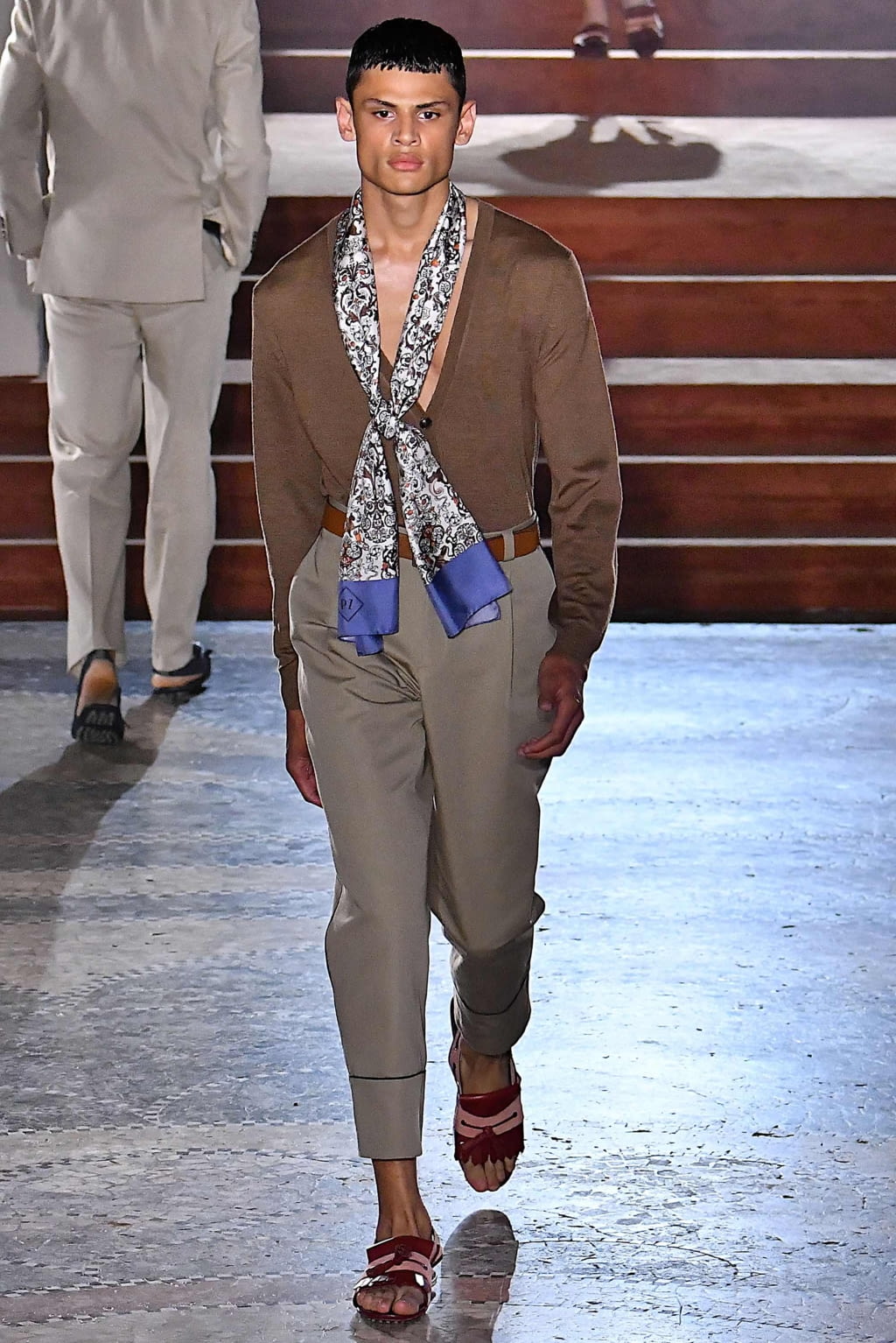 Fashion Week Milan Spring/Summer 2020 look 14 from the Pal Zileri collection menswear