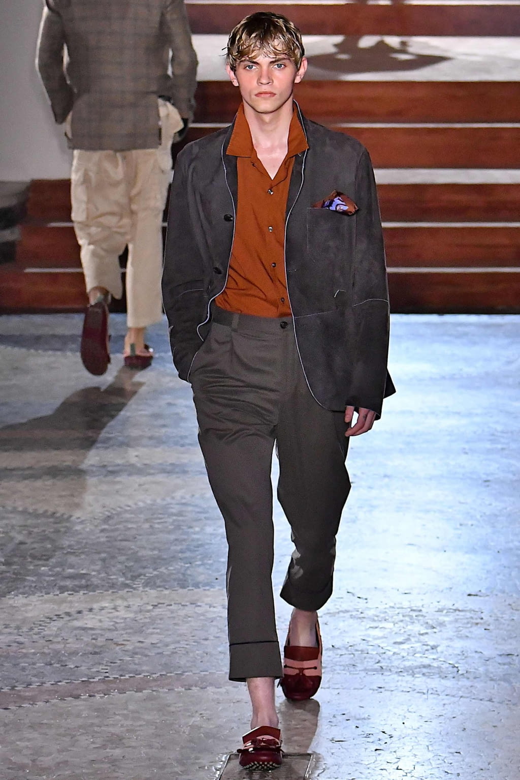 Fashion Week Milan Spring/Summer 2020 look 15 from the Pal Zileri collection 男装