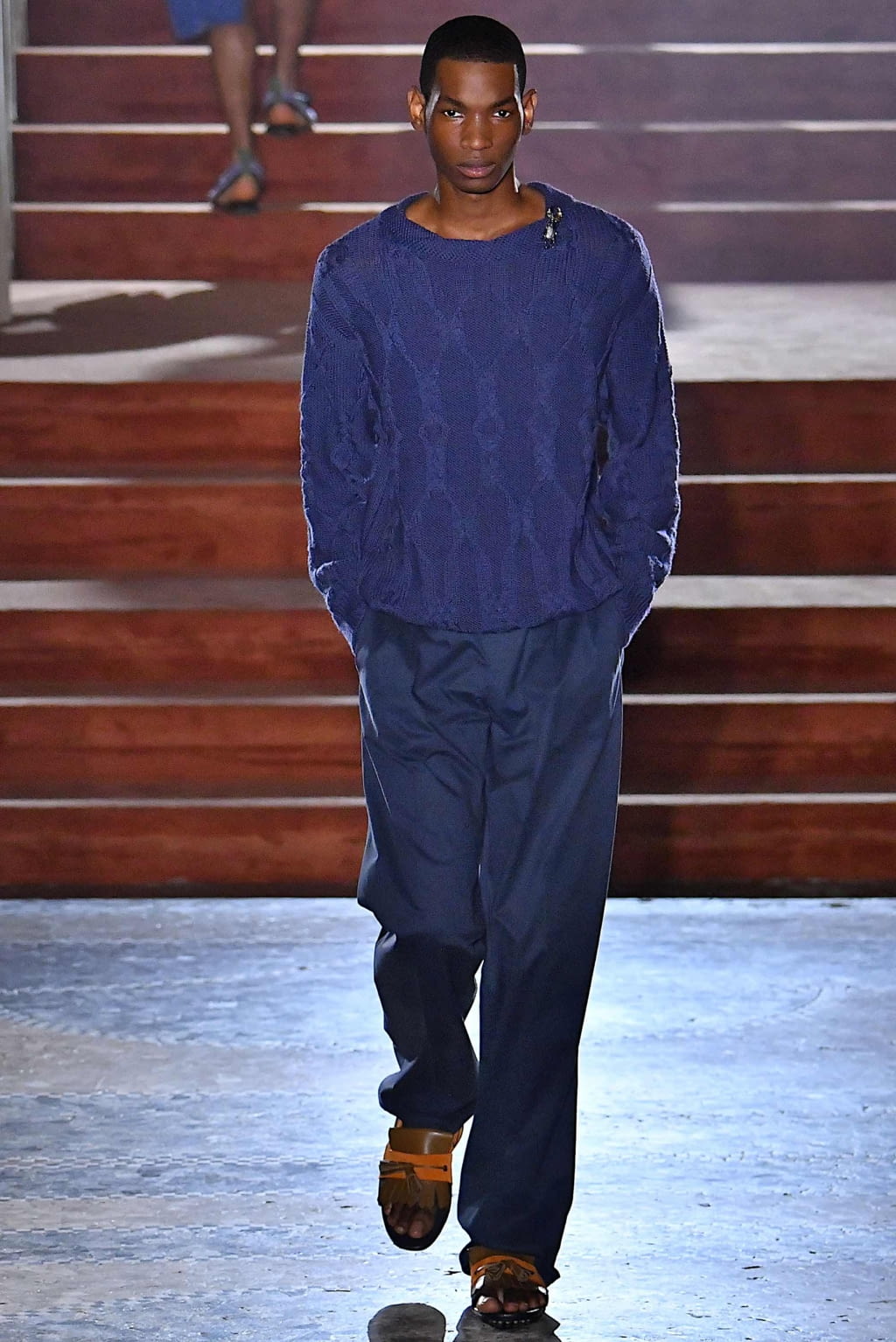 Fashion Week Milan Spring/Summer 2020 look 34 from the Pal Zileri collection menswear