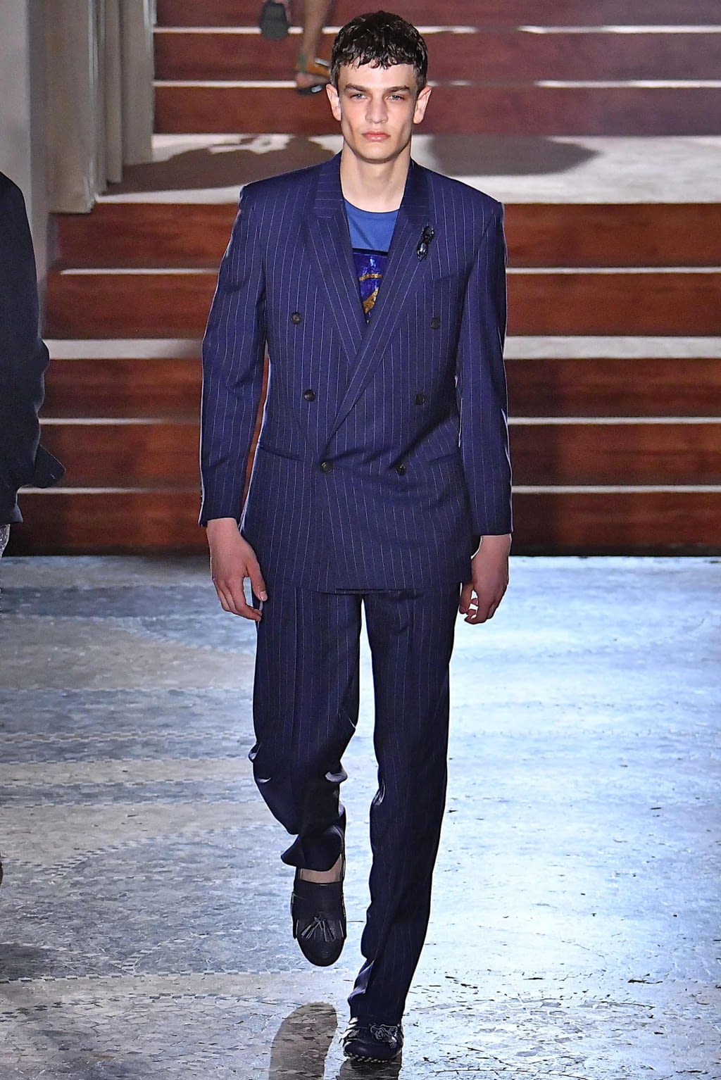 Fashion Week Milan Spring/Summer 2020 look 35 from the Pal Zileri collection menswear