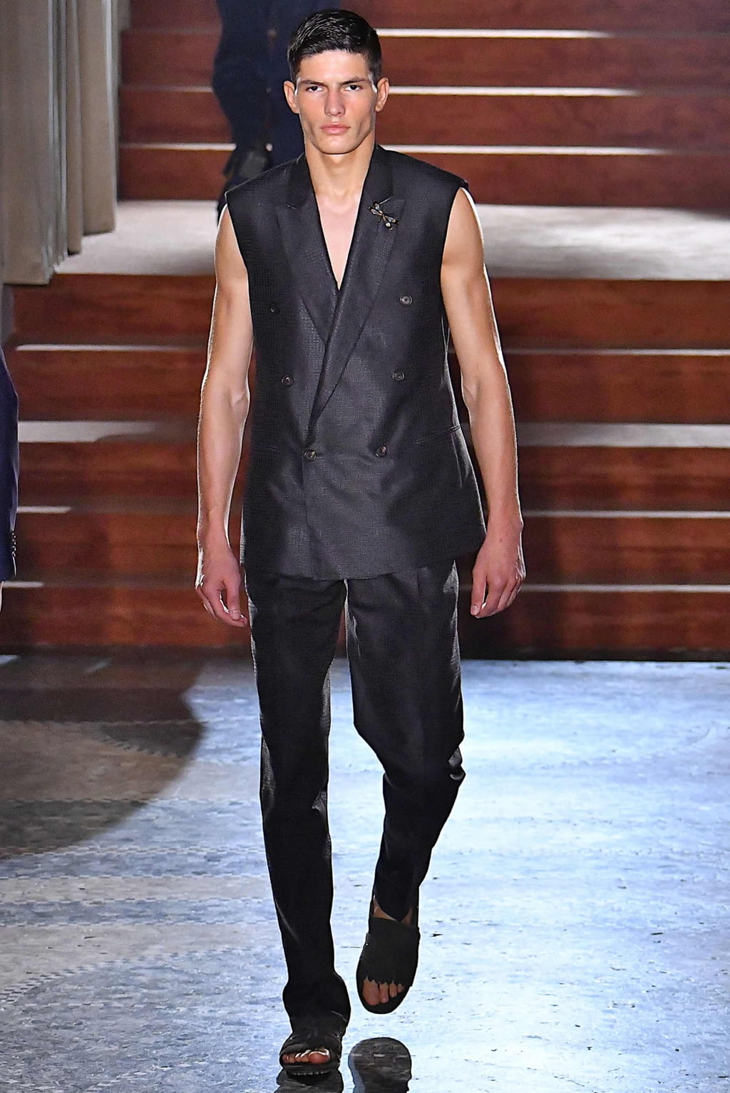 Fashion Week Milan Spring/Summer 2020 look 41 from the Pal Zileri collection menswear