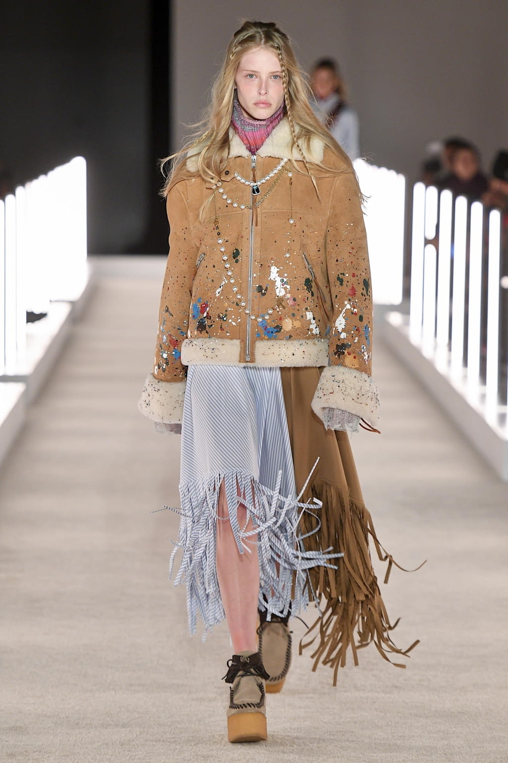 Fashion Week New York Fall/Winter 2020 look 1 from the Palm Angels collection womenswear