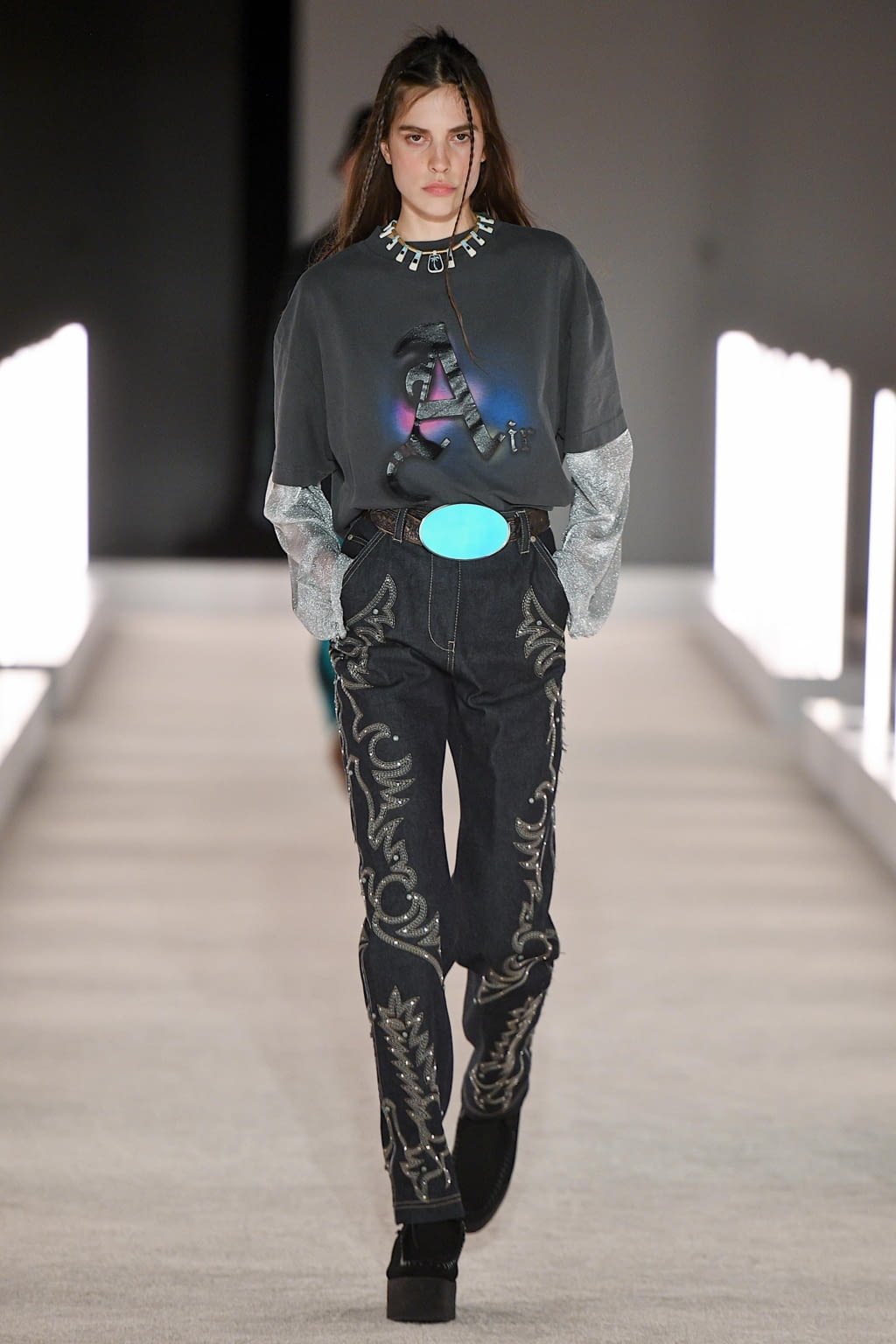 Fashion Week New York Fall/Winter 2020 look 35 from the Palm Angels collection womenswear