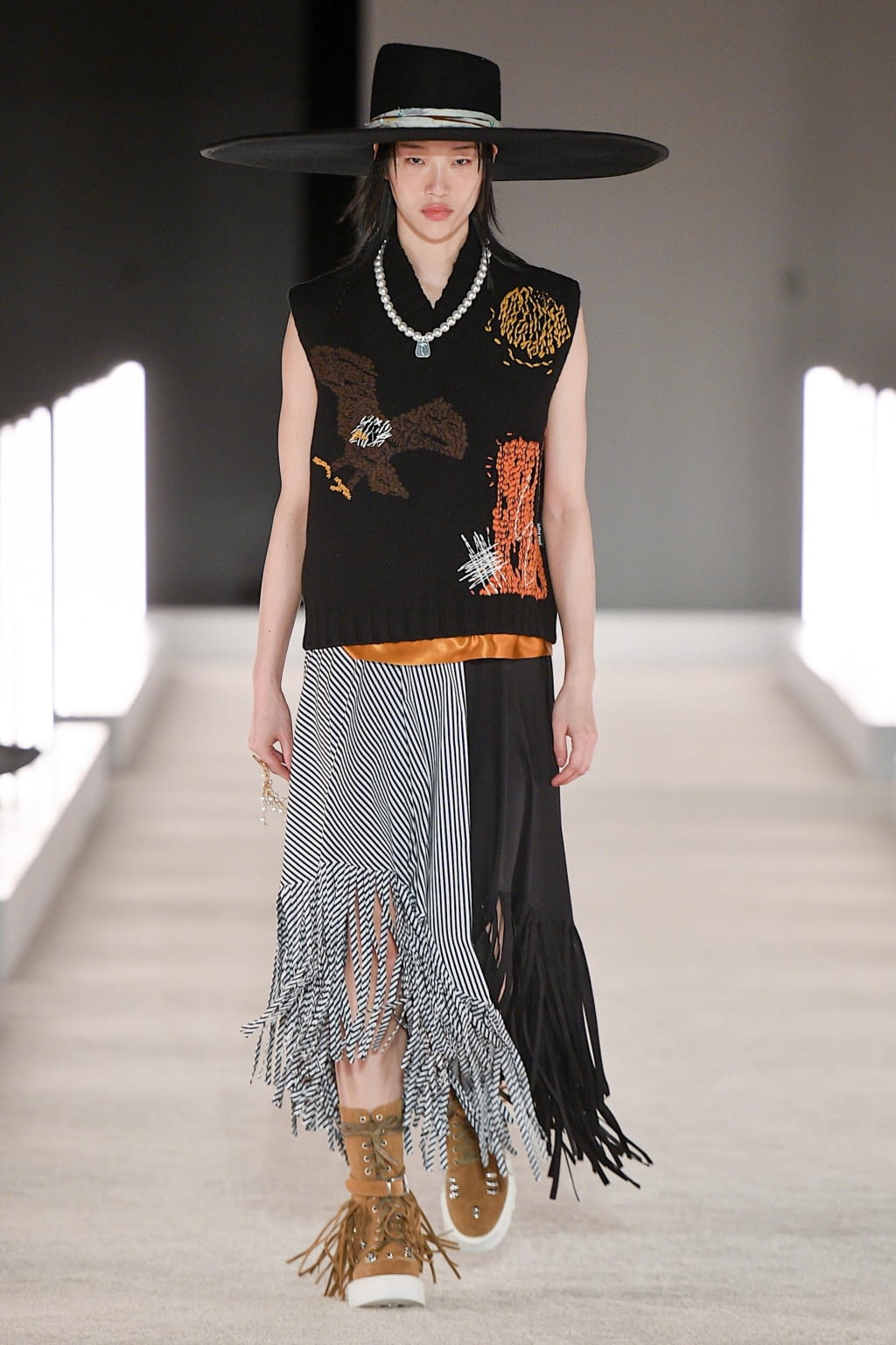 Fashion Week New York Fall/Winter 2020 look 38 de la collection Palm Angels womenswear