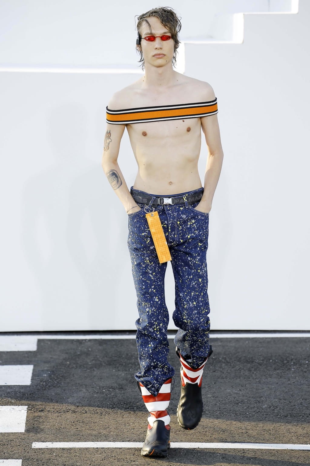 Fashion Week Milan Spring/Summer 2019 look 12 from the Palm Angels collection menswear
