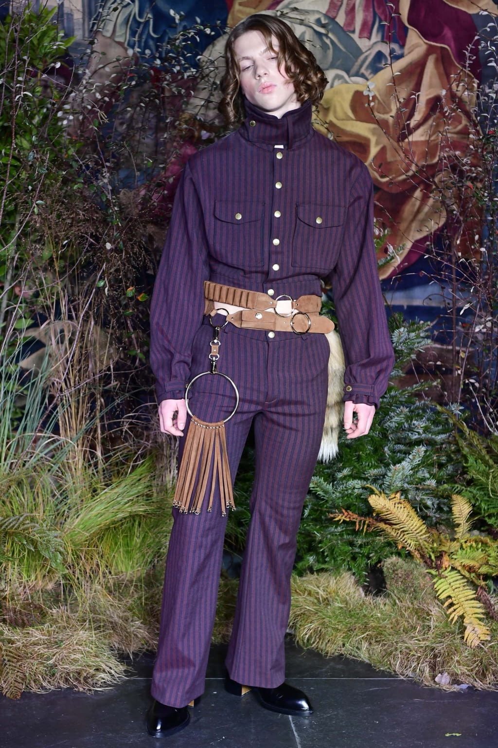 Fashion Week Paris Fall/Winter 2018 look 1 from the Palomo Spain collection menswear