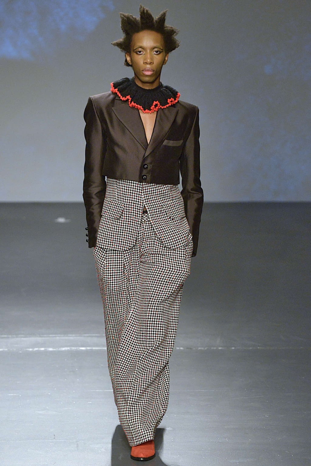 Fashion Week New York Fall/Winter 2019 look 12 from the Palomo Spain collection menswear
