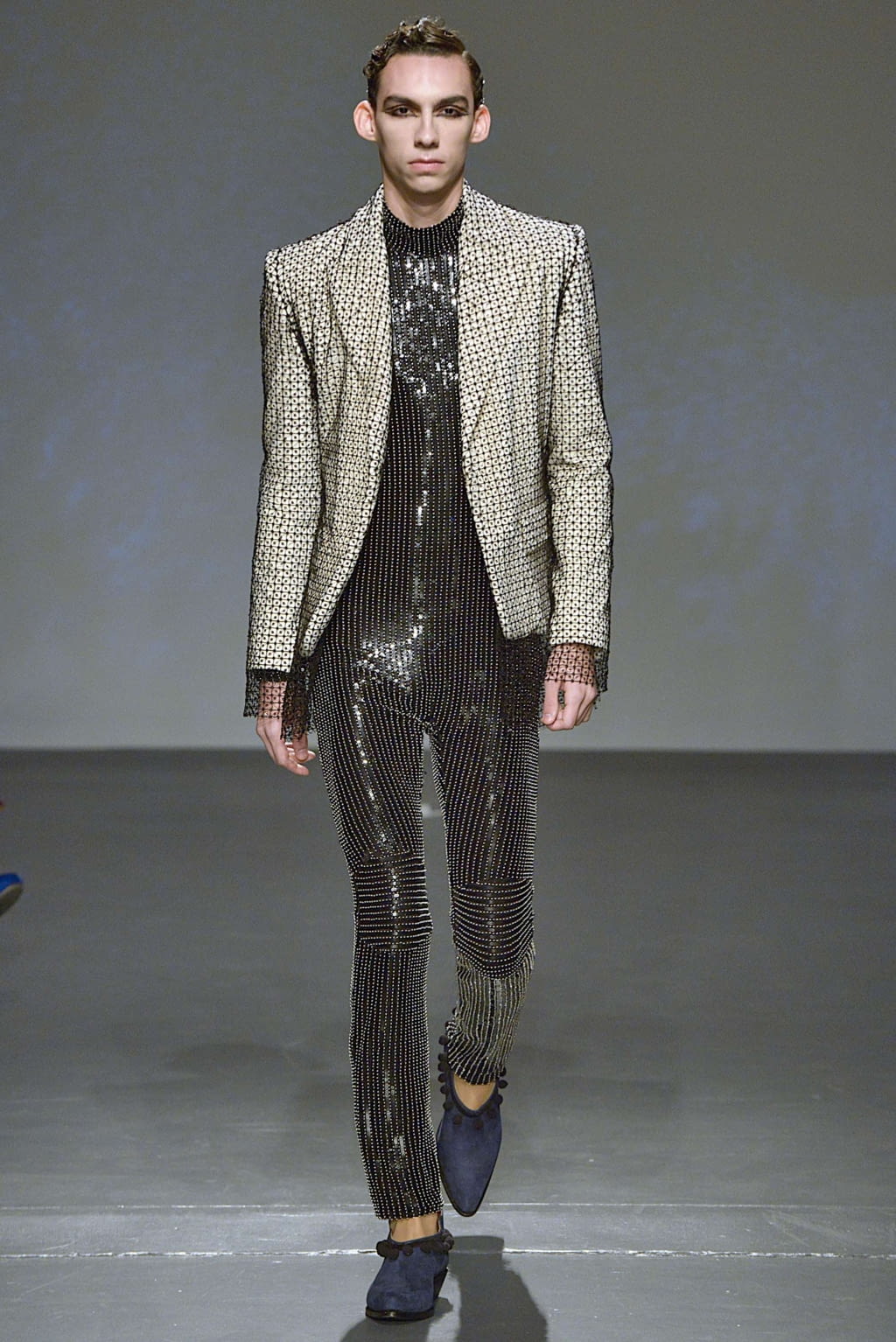 Fashion Week New York Fall/Winter 2019 look 30 from the Palomo Spain collection menswear