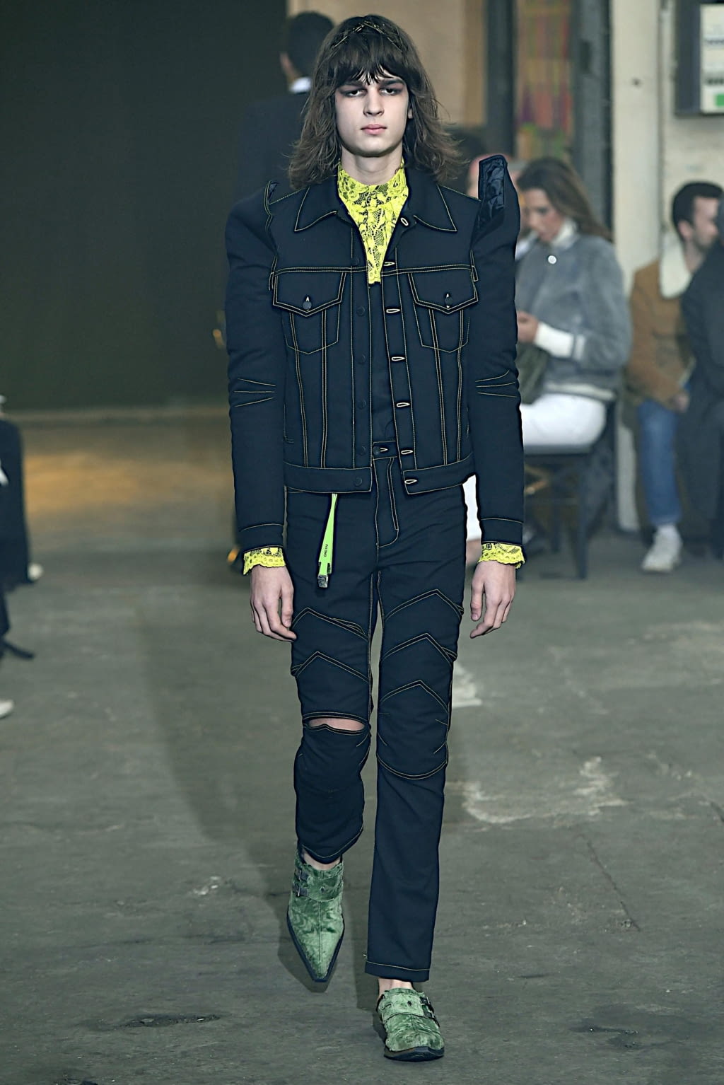 Fashion Week Paris Fall/Winter 2020 look 5 from the Palomo Spain collection menswear