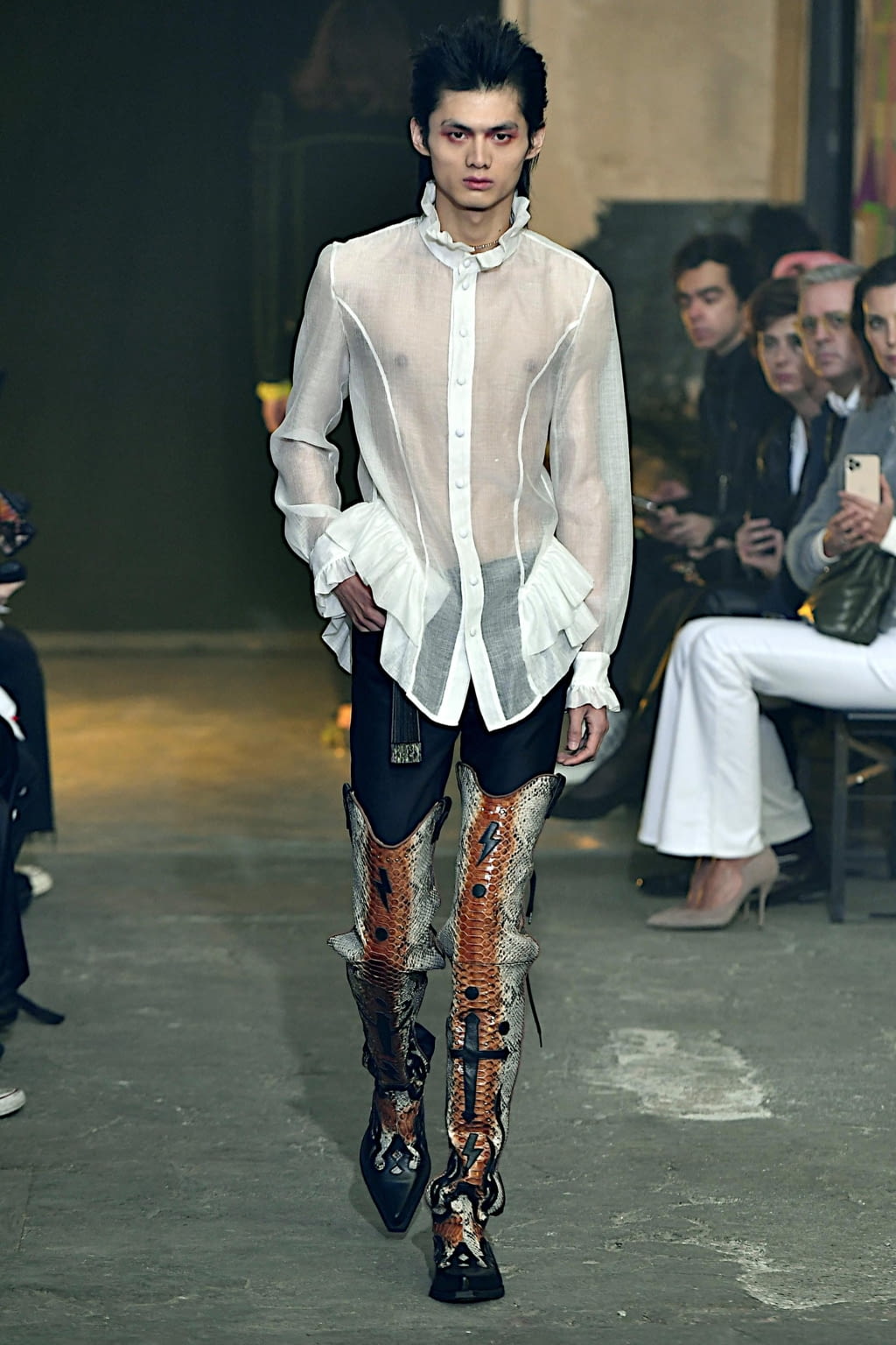 Fashion Week Paris Fall/Winter 2020 look 9 de la collection Palomo Spain menswear