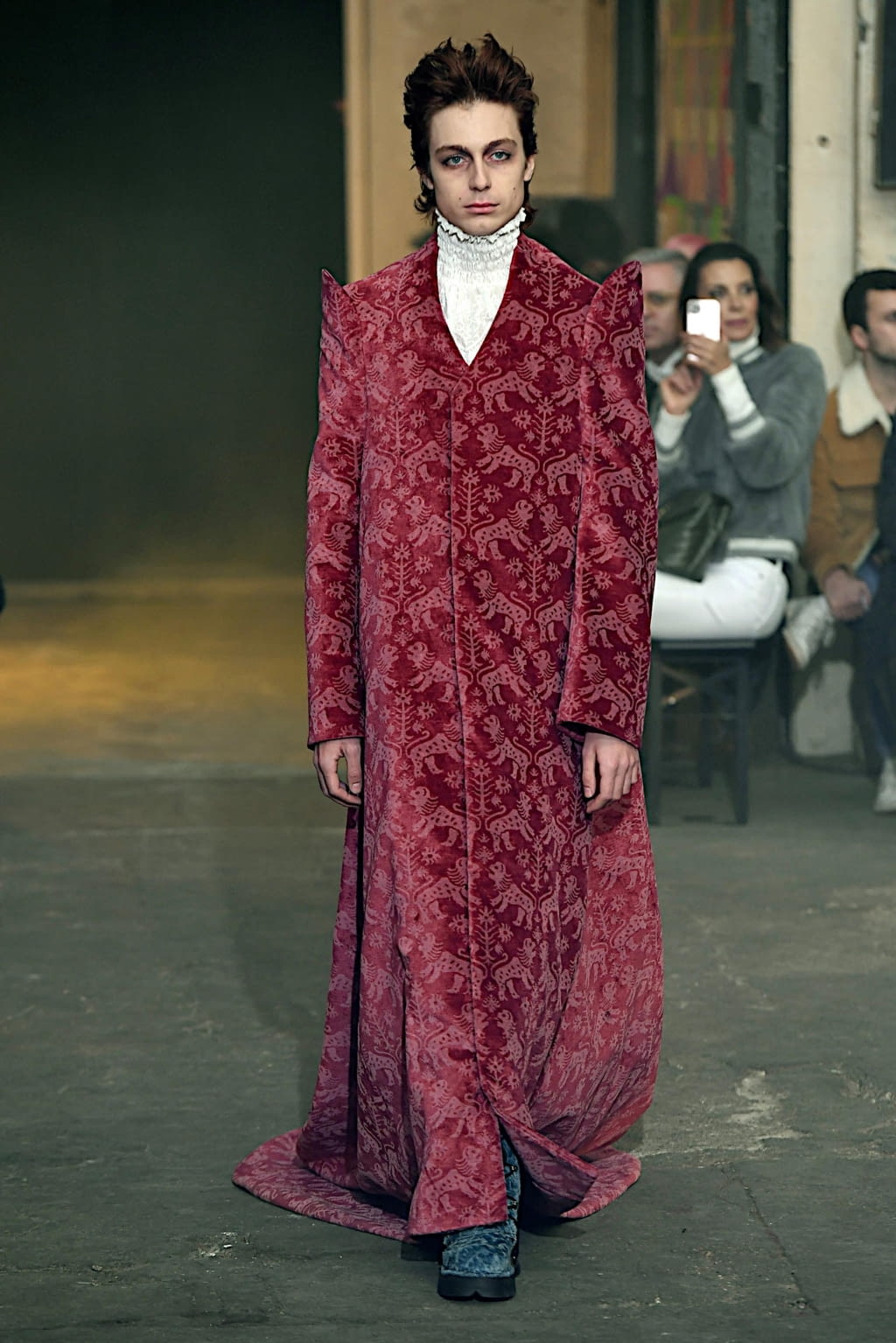 Fashion Week Paris Fall/Winter 2020 look 14 from the Palomo Spain collection 男装
