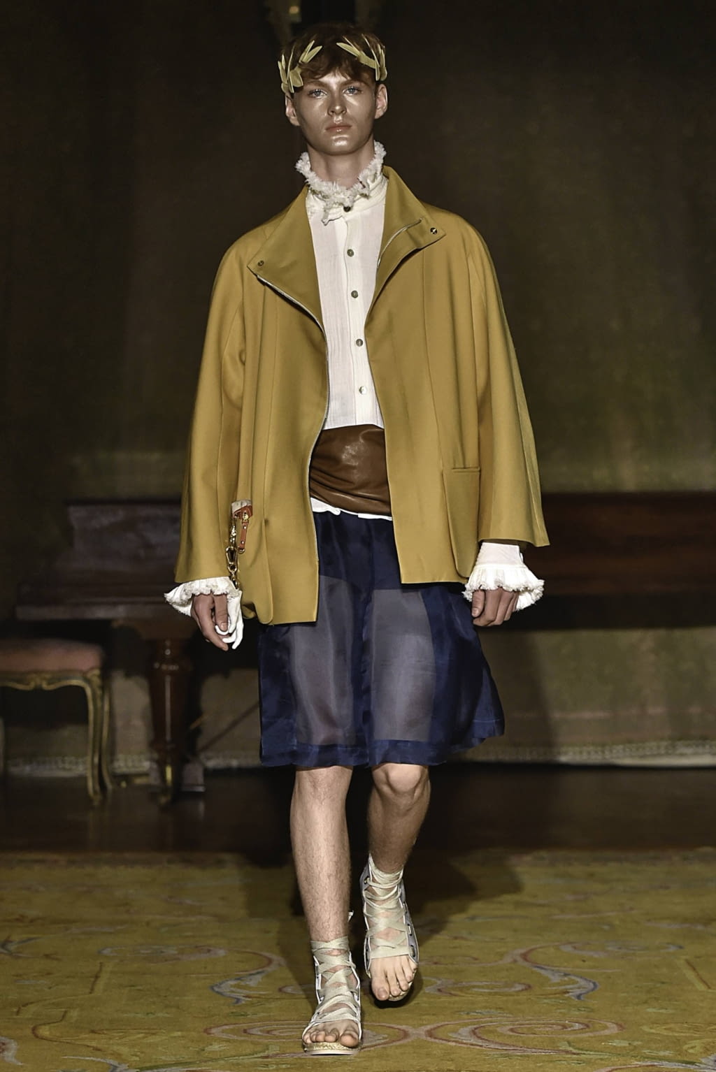 Fashion Week Paris Spring/Summer 2020 look 7 from the Palomo Spain collection menswear