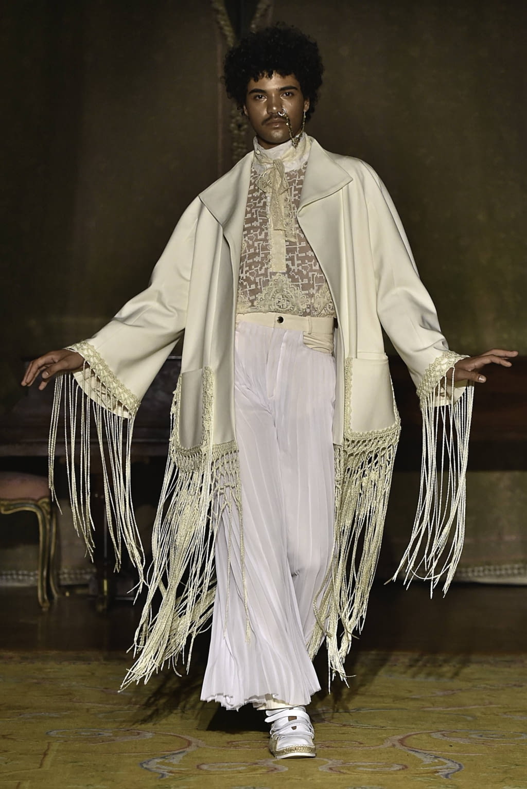 Fashion Week Paris Spring/Summer 2020 look 13 from the Palomo Spain collection menswear
