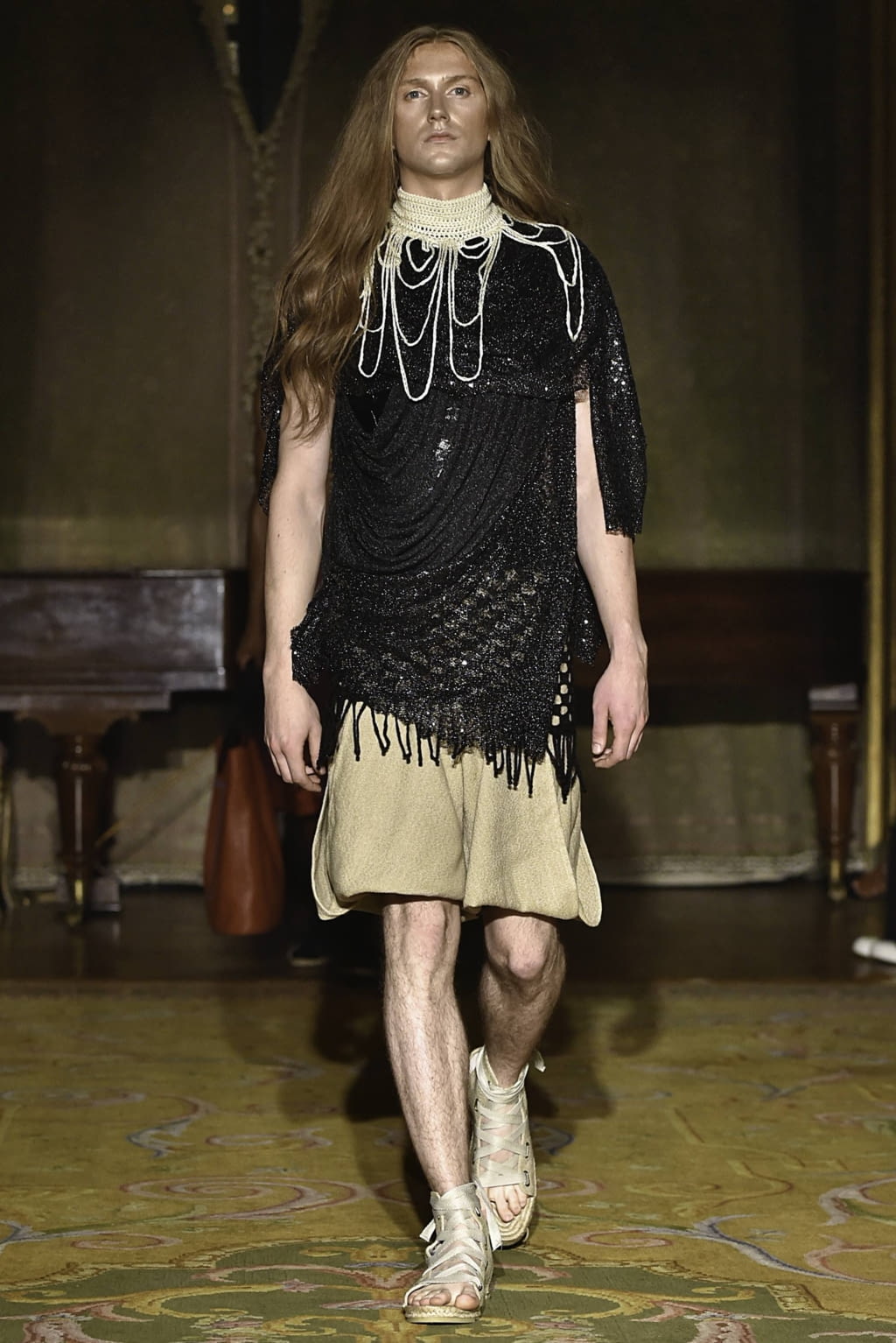 Fashion Week Paris Spring/Summer 2020 look 20 from the Palomo Spain collection 男装