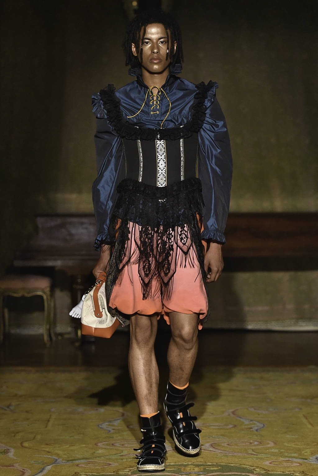 Fashion Week Paris Spring/Summer 2020 look 22 from the Palomo Spain collection 男装