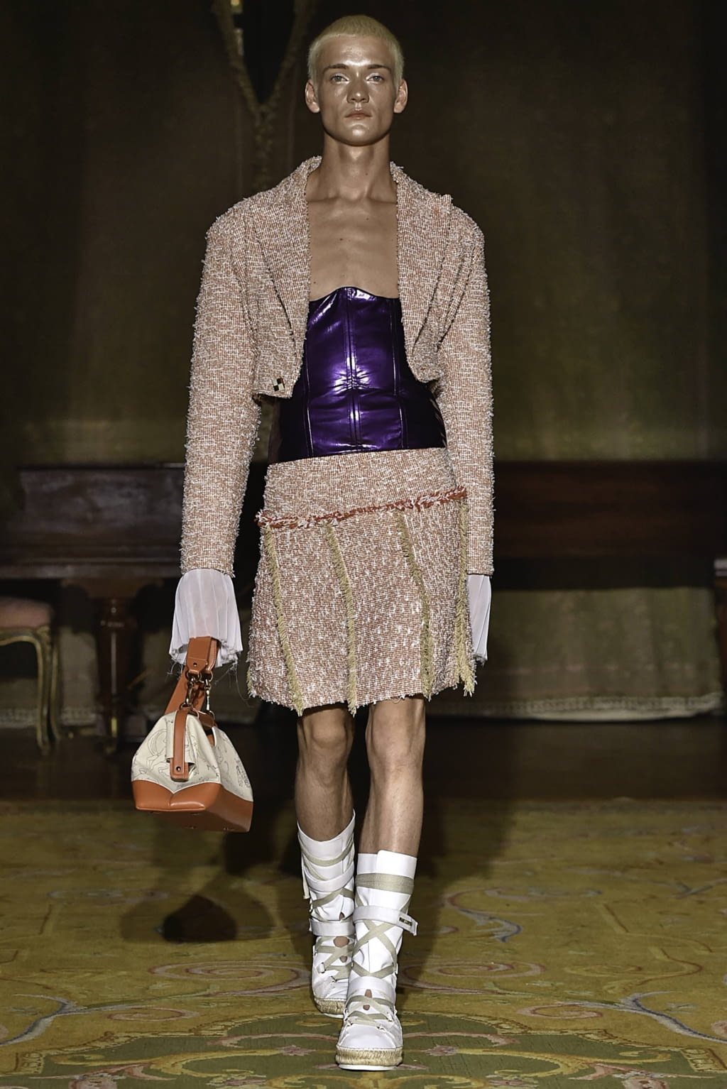 Fashion Week Paris Spring/Summer 2020 look 23 from the Palomo Spain collection 男装