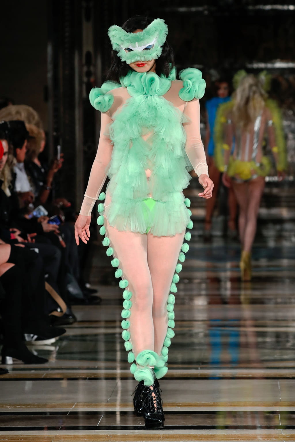 Fashion Week London Spring/Summer 2018 look 3 from the Pam Hogg collection womenswear