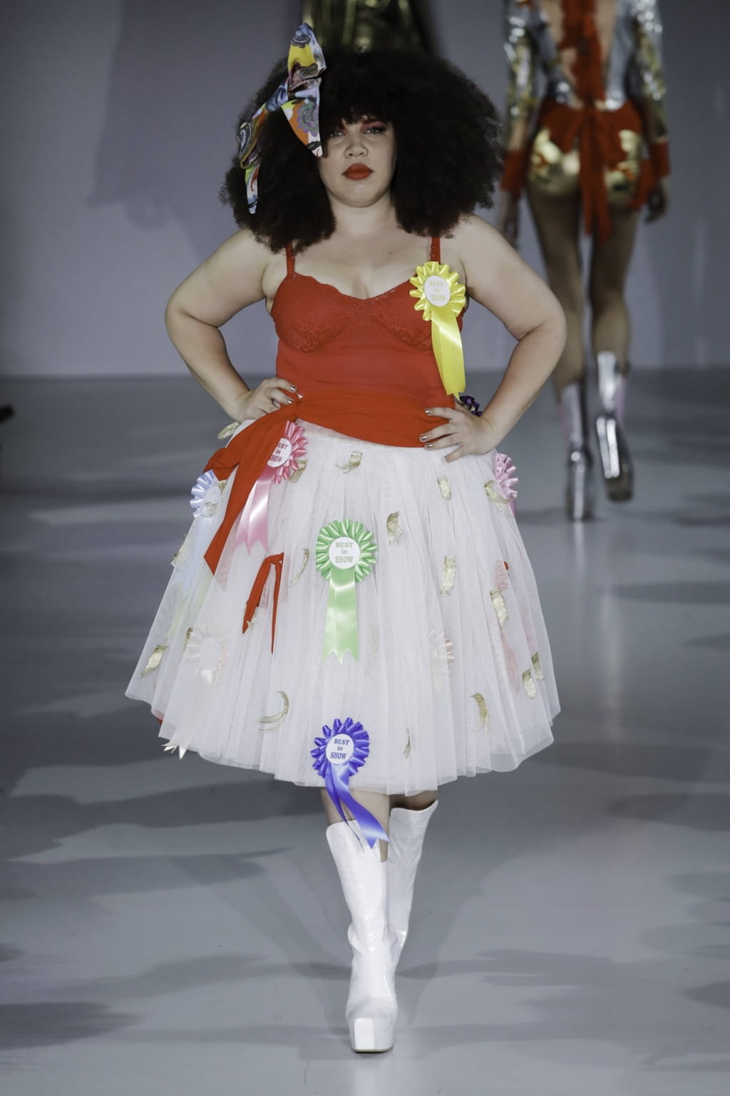Fashion Week London Spring/Summer 2020 look 7 from the Pam Hogg collection womenswear