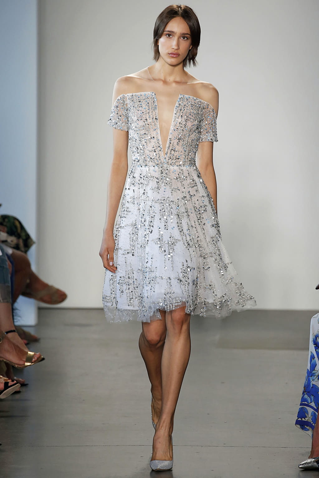 Fashion Week New York Spring/Summer 2019 look 18 from the Pamella Roland collection womenswear