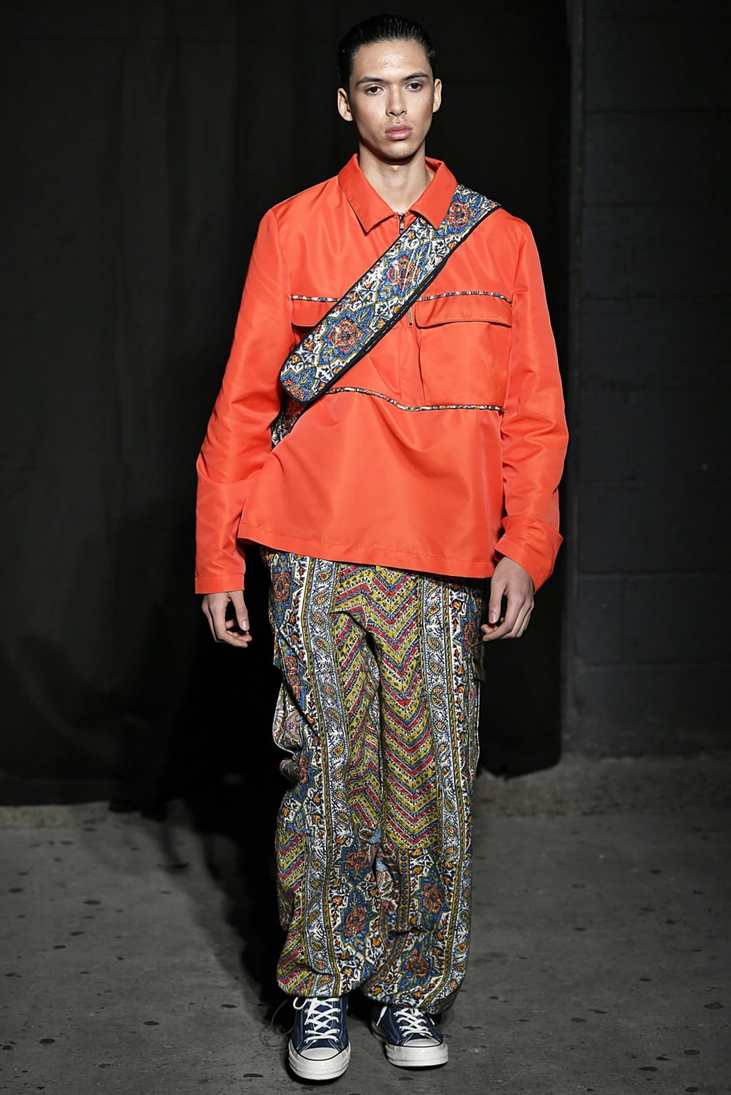Fashion Week London Fall/Winter 2019 look 6 from the Paria Farzaneh collection 男装