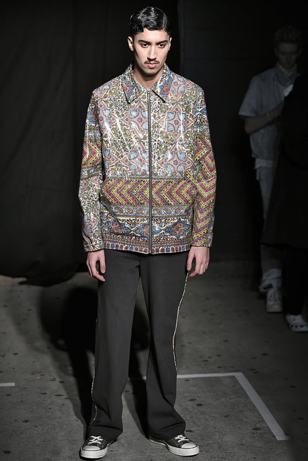Fashion Week London Fall/Winter 2019 look 12 from the Paria Farzaneh collection 男装