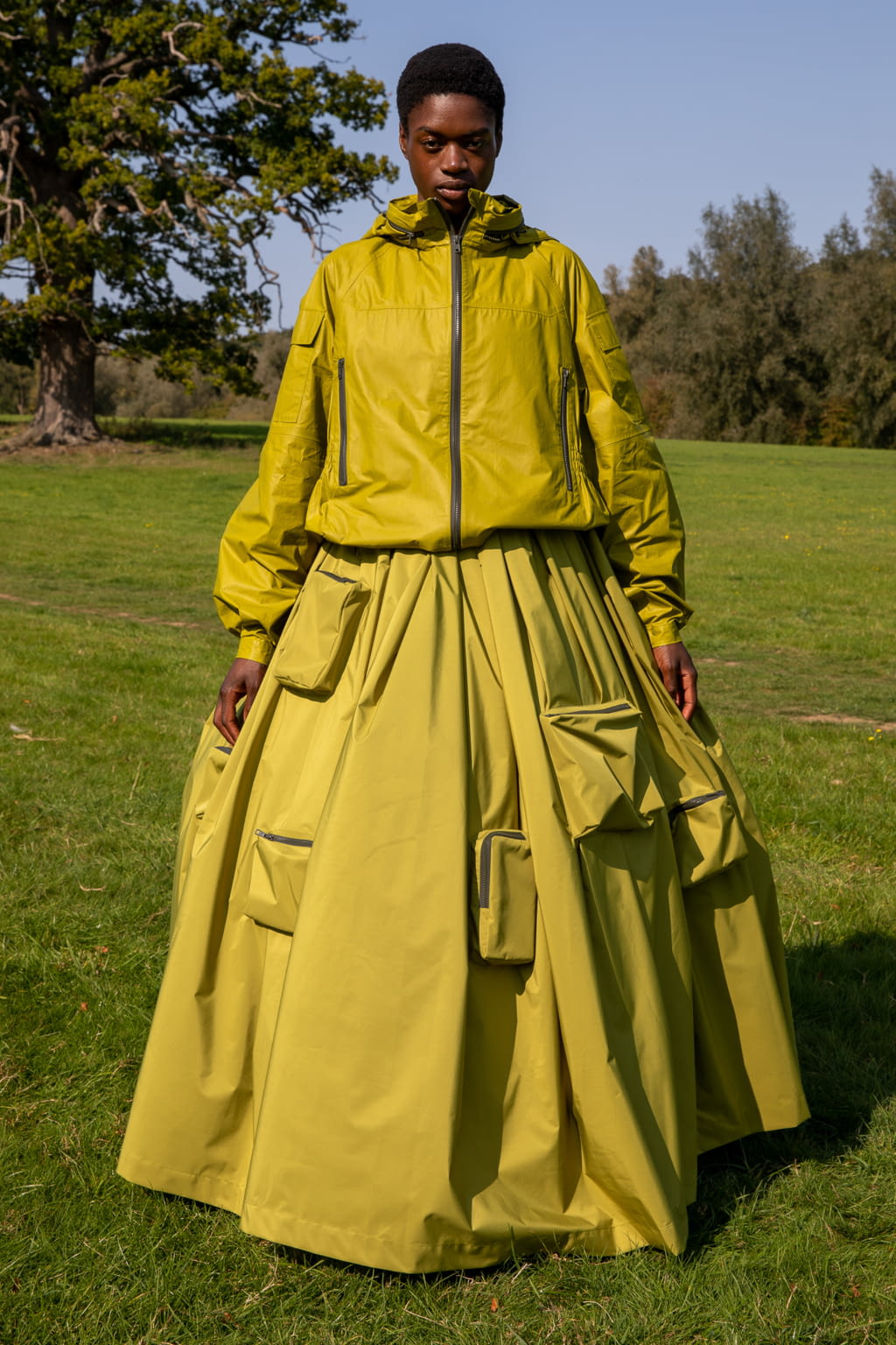 Fashion Week London Spring/Summer 2021 look 16 from the Paria Farzaneh collection womenswear