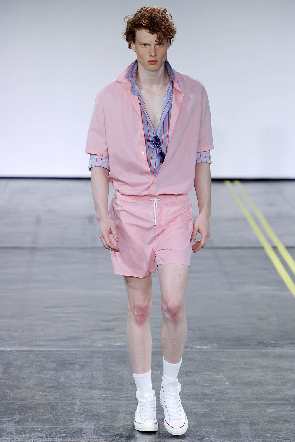 Fashion Week New York Spring/Summer 2019 look 5 de la collection Parke & Ronen menswear