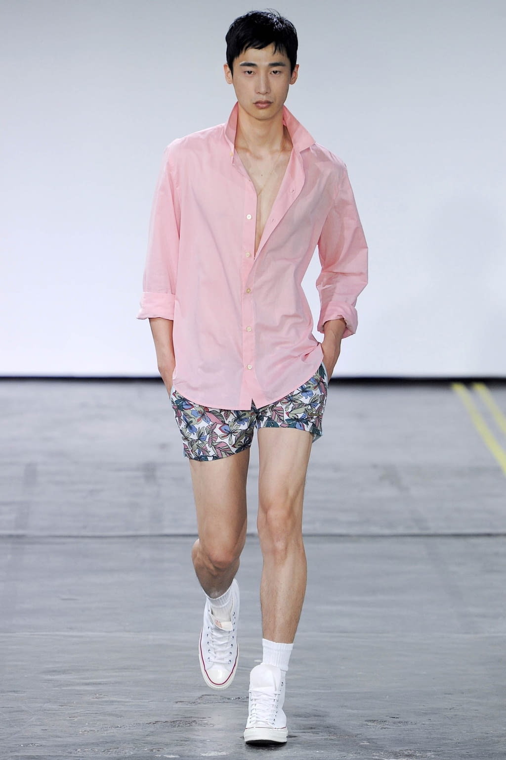 Fashion Week New York Spring/Summer 2019 look 7 from the Parke & Ronen collection 男装