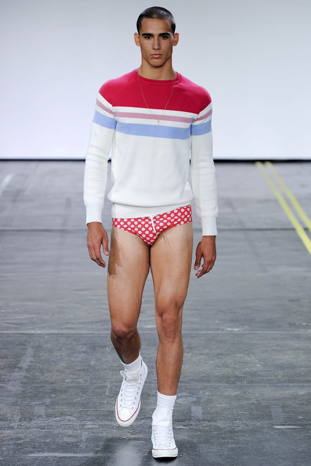 Fashion Week New York Spring/Summer 2019 look 9 from the Parke & Ronen collection 男装