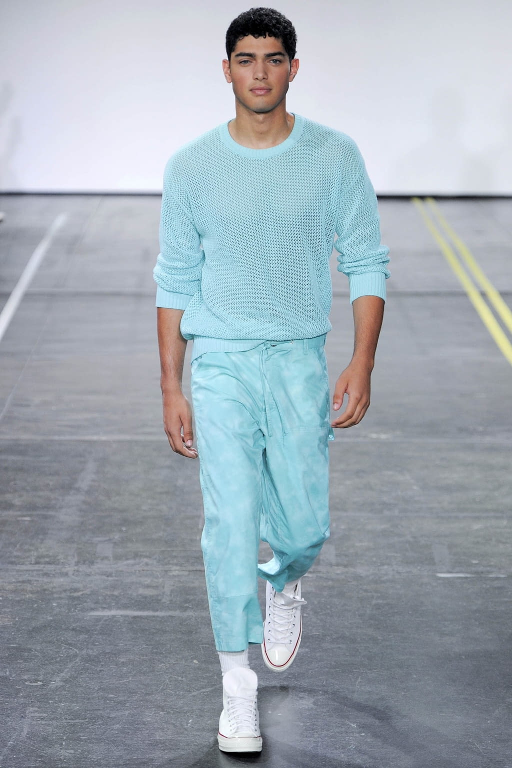 Fashion Week New York Spring/Summer 2019 look 14 from the Parke & Ronen collection 男装