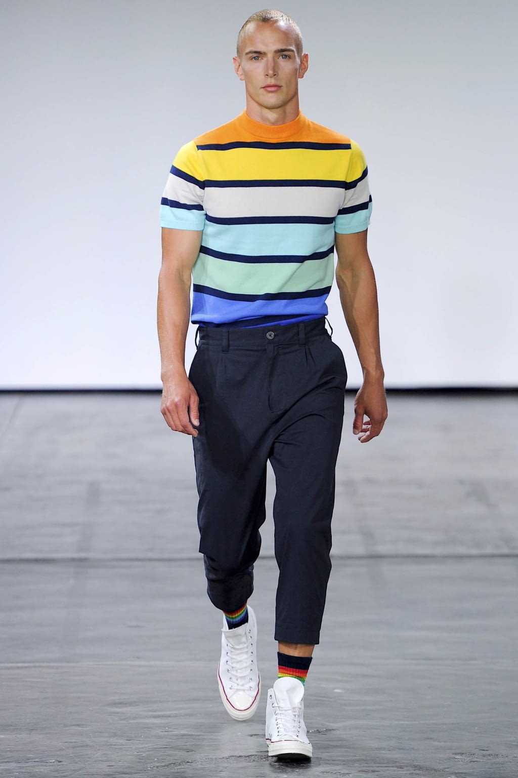 Fashion Week New York Spring/Summer 2019 look 28 from the Parke & Ronen collection 男装