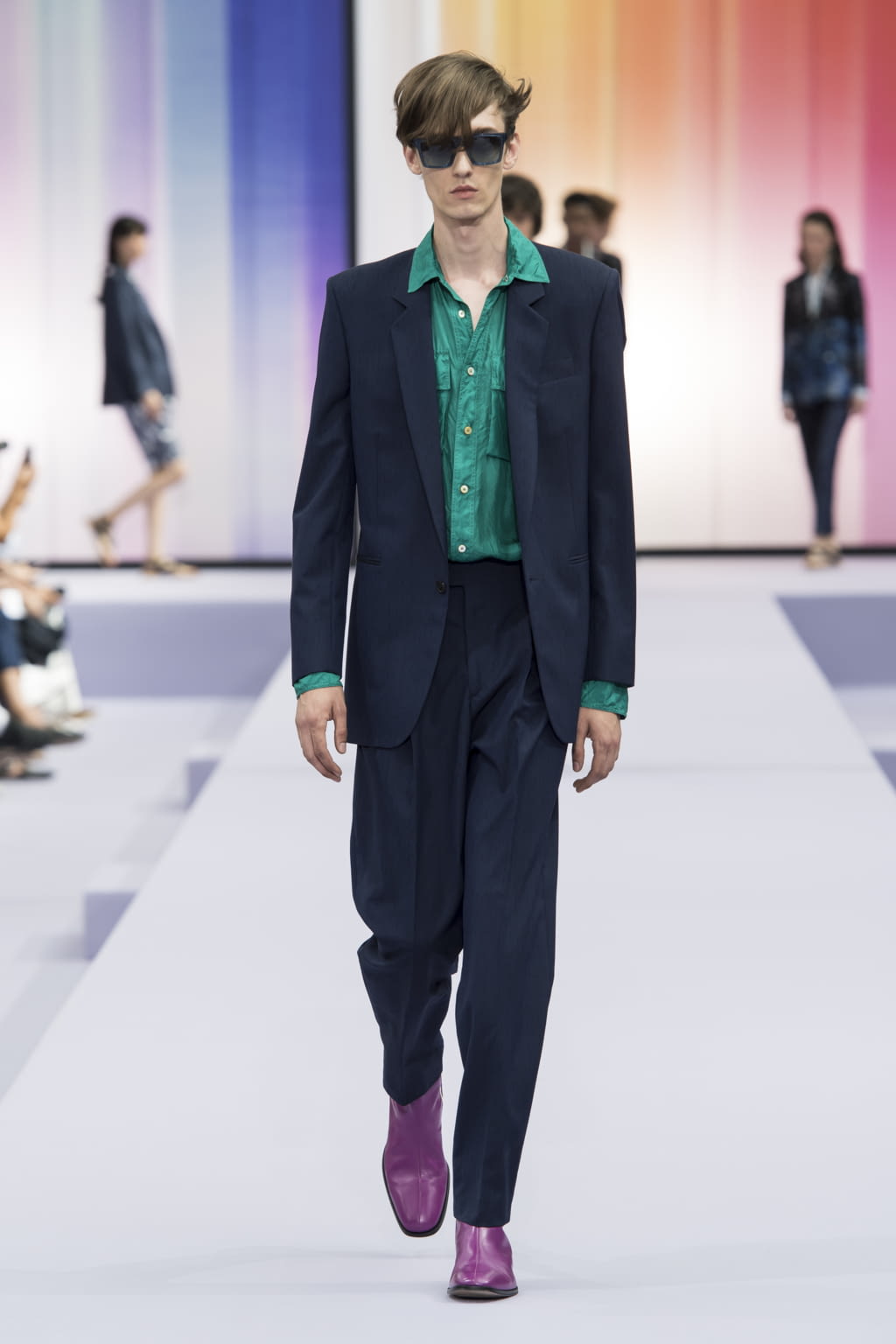 Fashion Week Paris Spring/Summer 2018 look 16 from the Paul Smith collection 男装