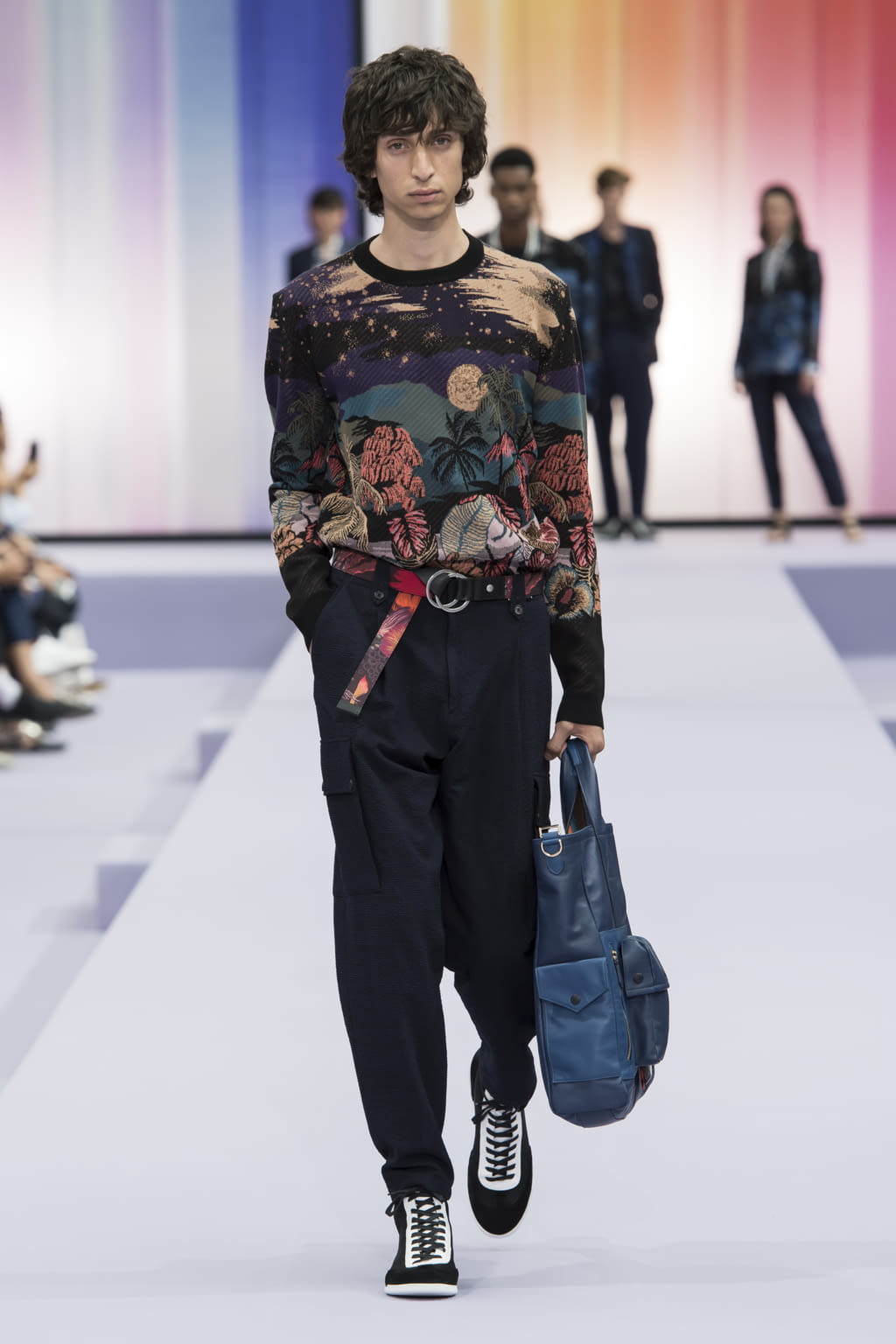 Fashion Week Paris Spring/Summer 2018 look 17 from the Paul Smith collection 男装