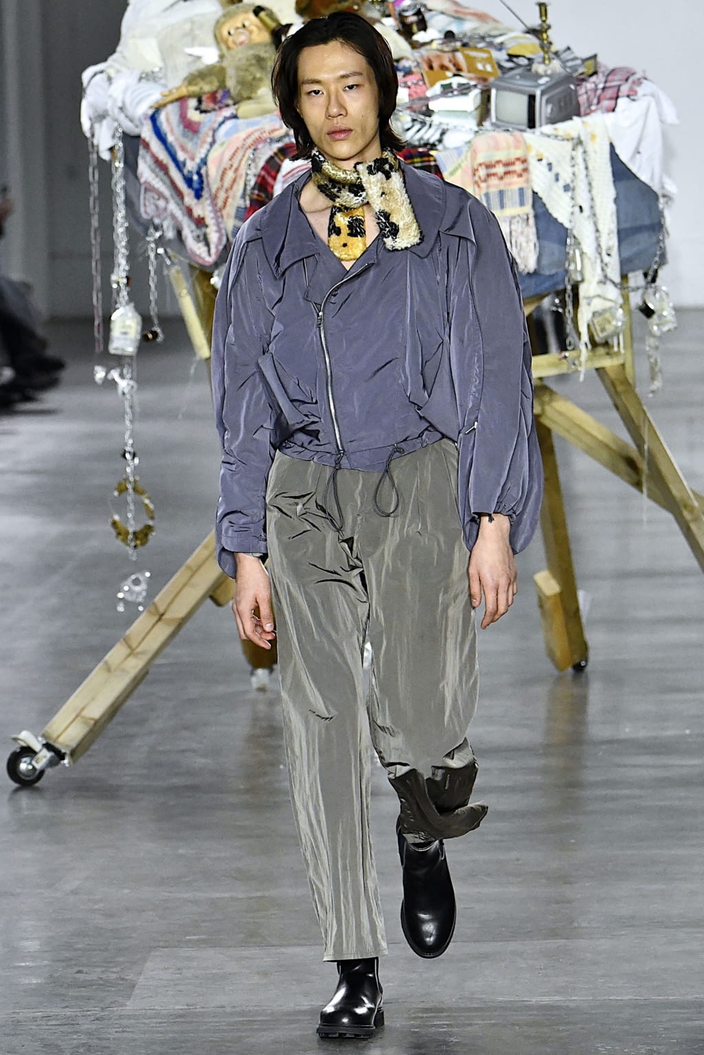 Fashion Week London Fall/Winter 2019 look 10 from the Per Götesson collection 男装