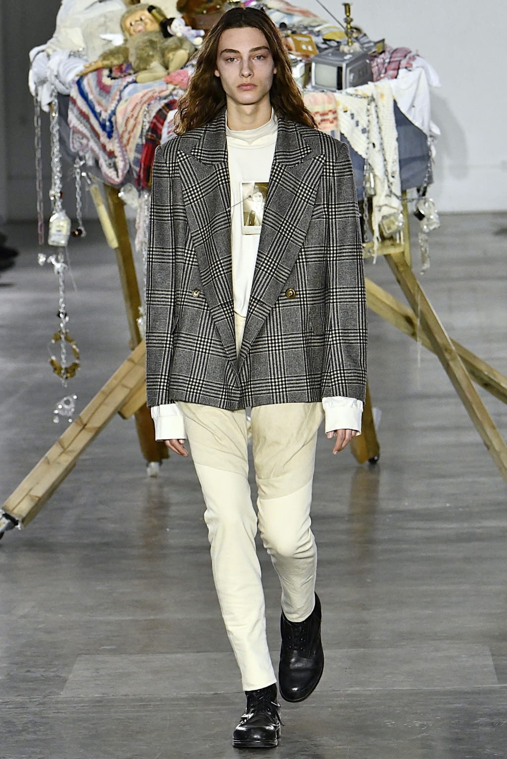 Fashion Week London Fall/Winter 2019 look 12 from the Per Götesson collection 男装